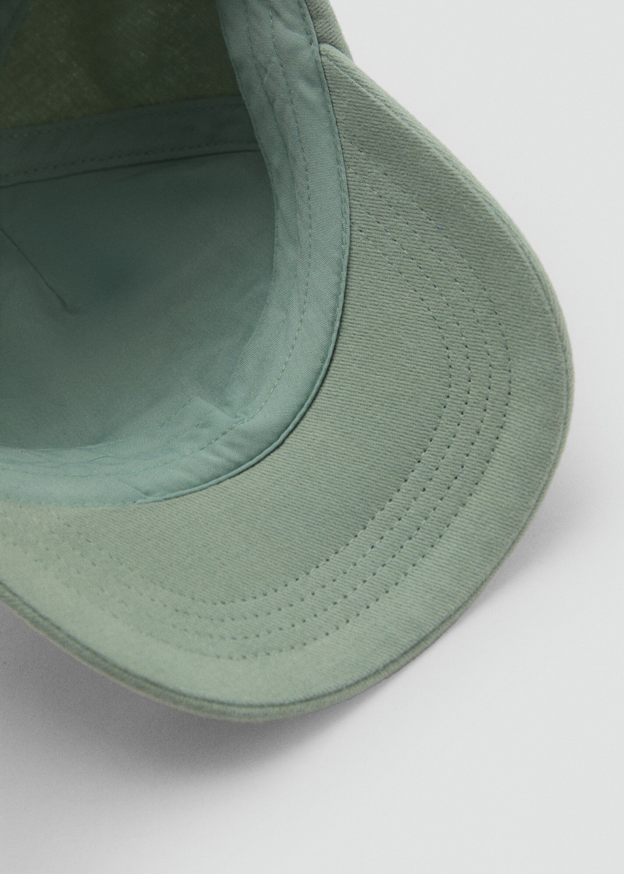 Tropical print cap - Details of the article 3, Aqua Green. Ref: 87015976-00.