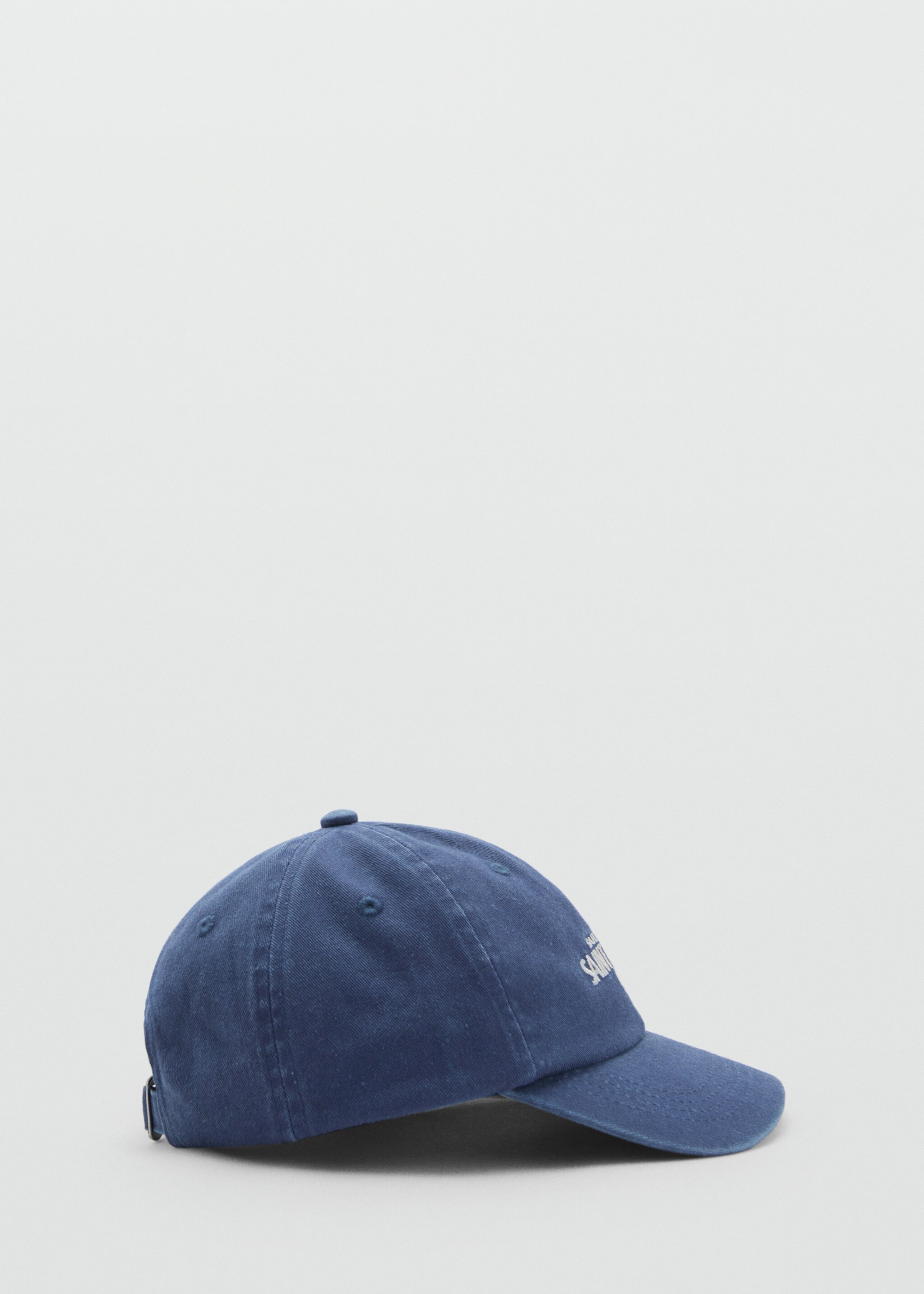 Denim cap with visor - Article without model, Navy. Ref: 87015977-00.