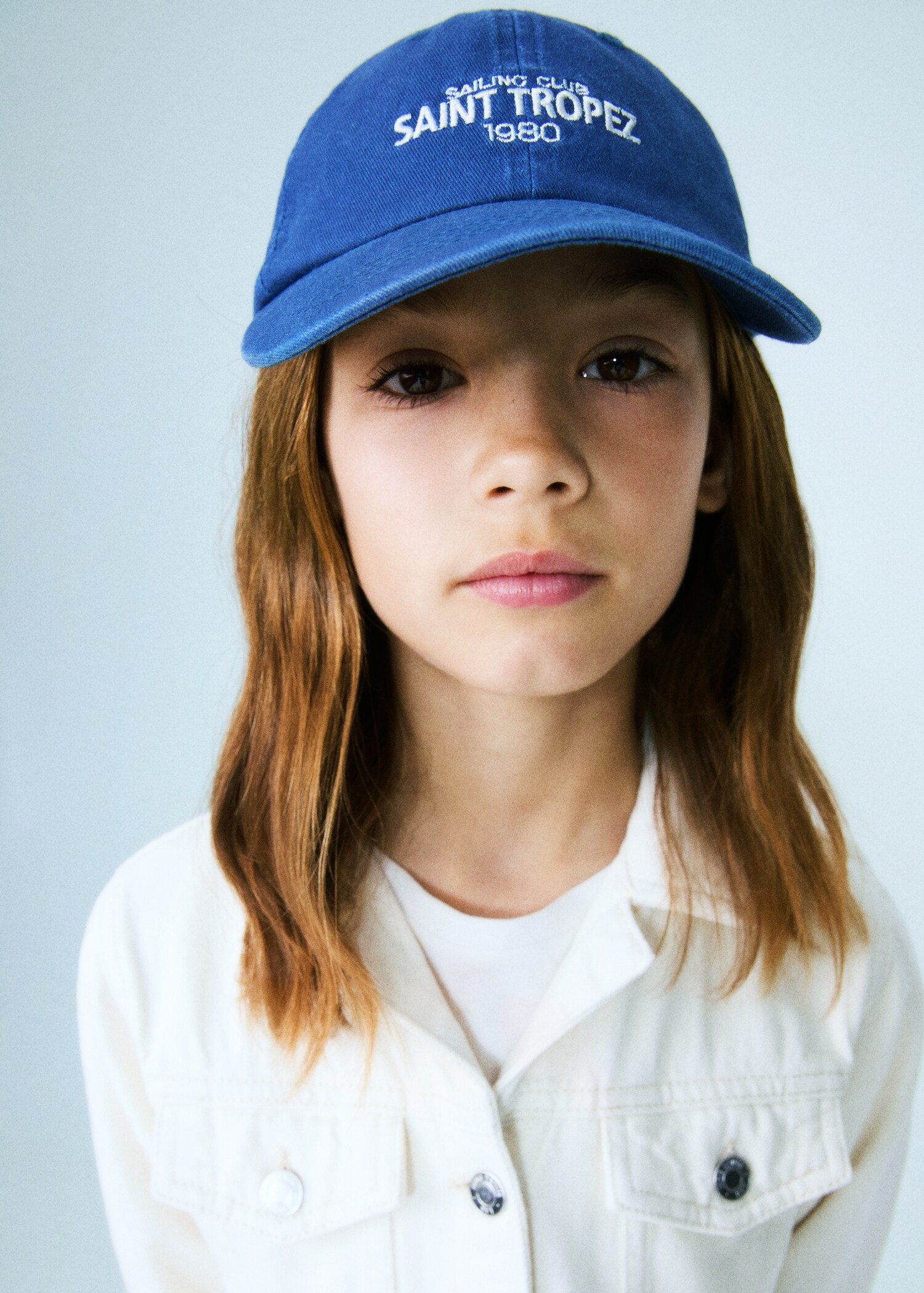 Denim cap with visor - Details of the article 5