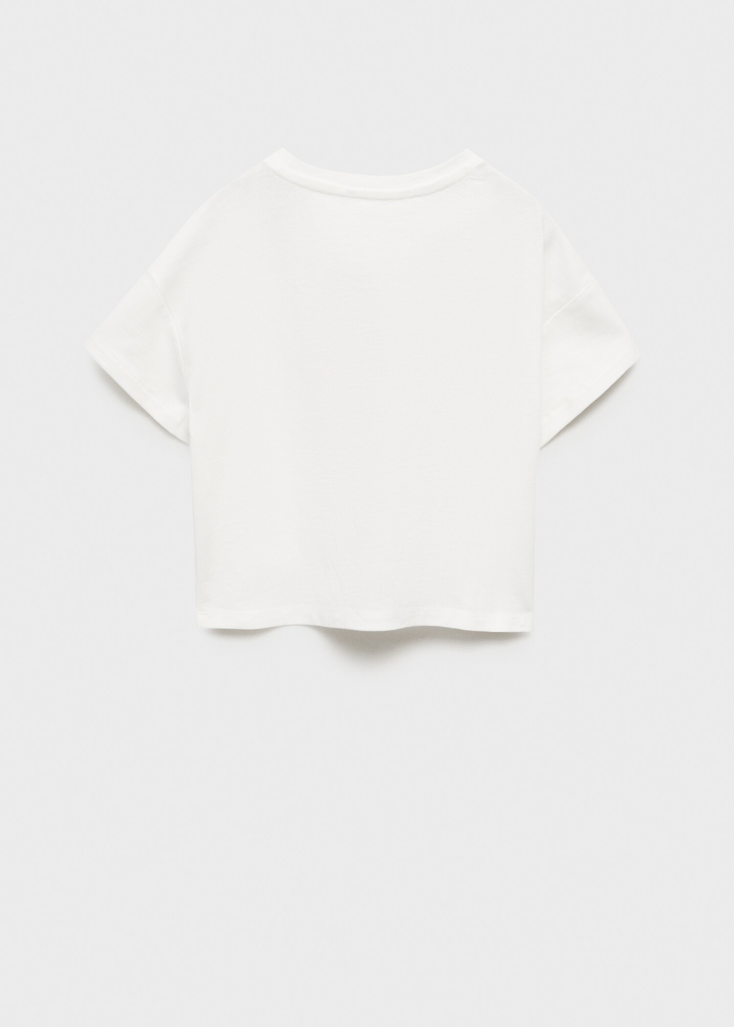 Camiseta flores algodón - Reverso del artículo