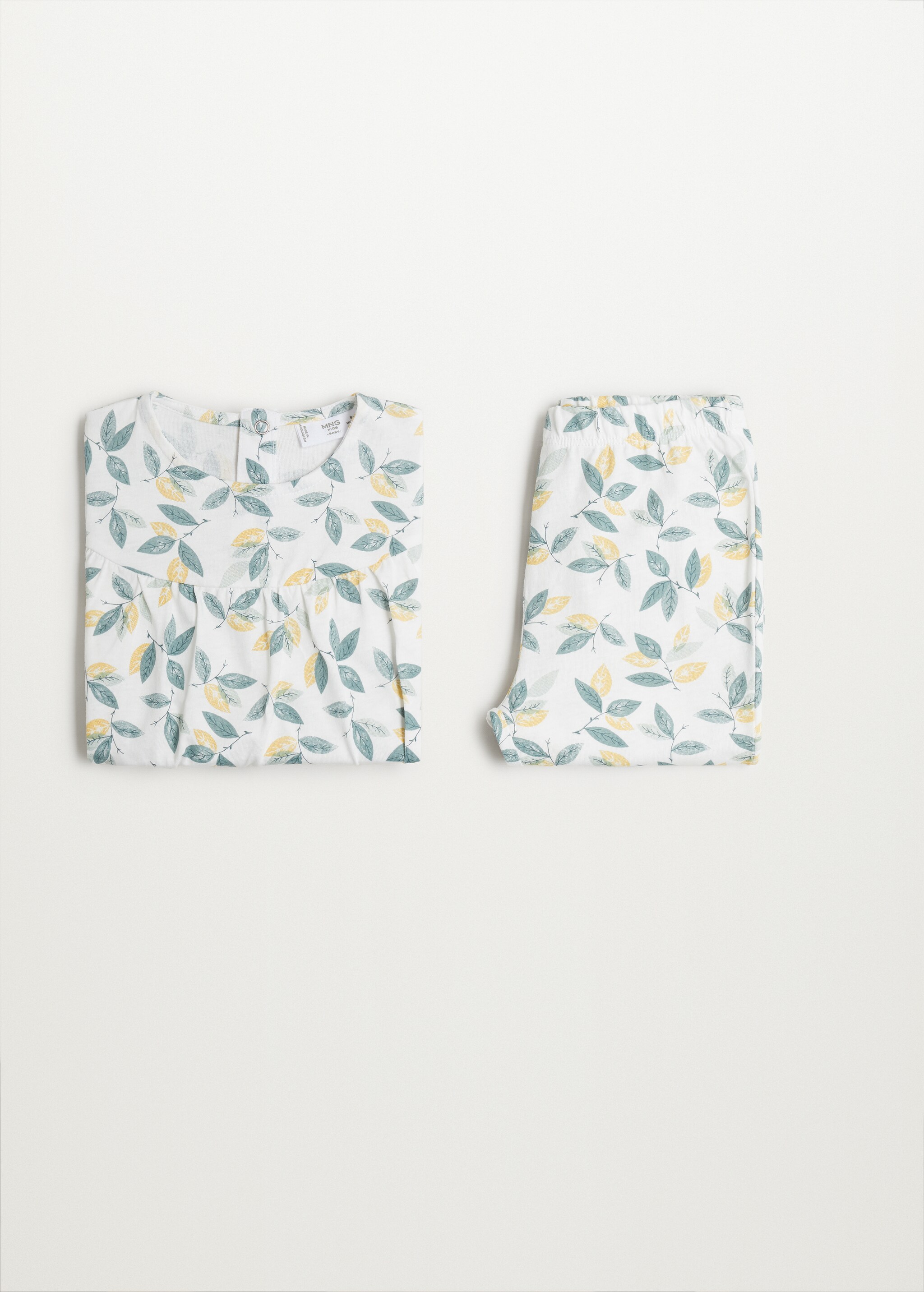 Pijama algodón orgánico estampado - Artículo sin modelo