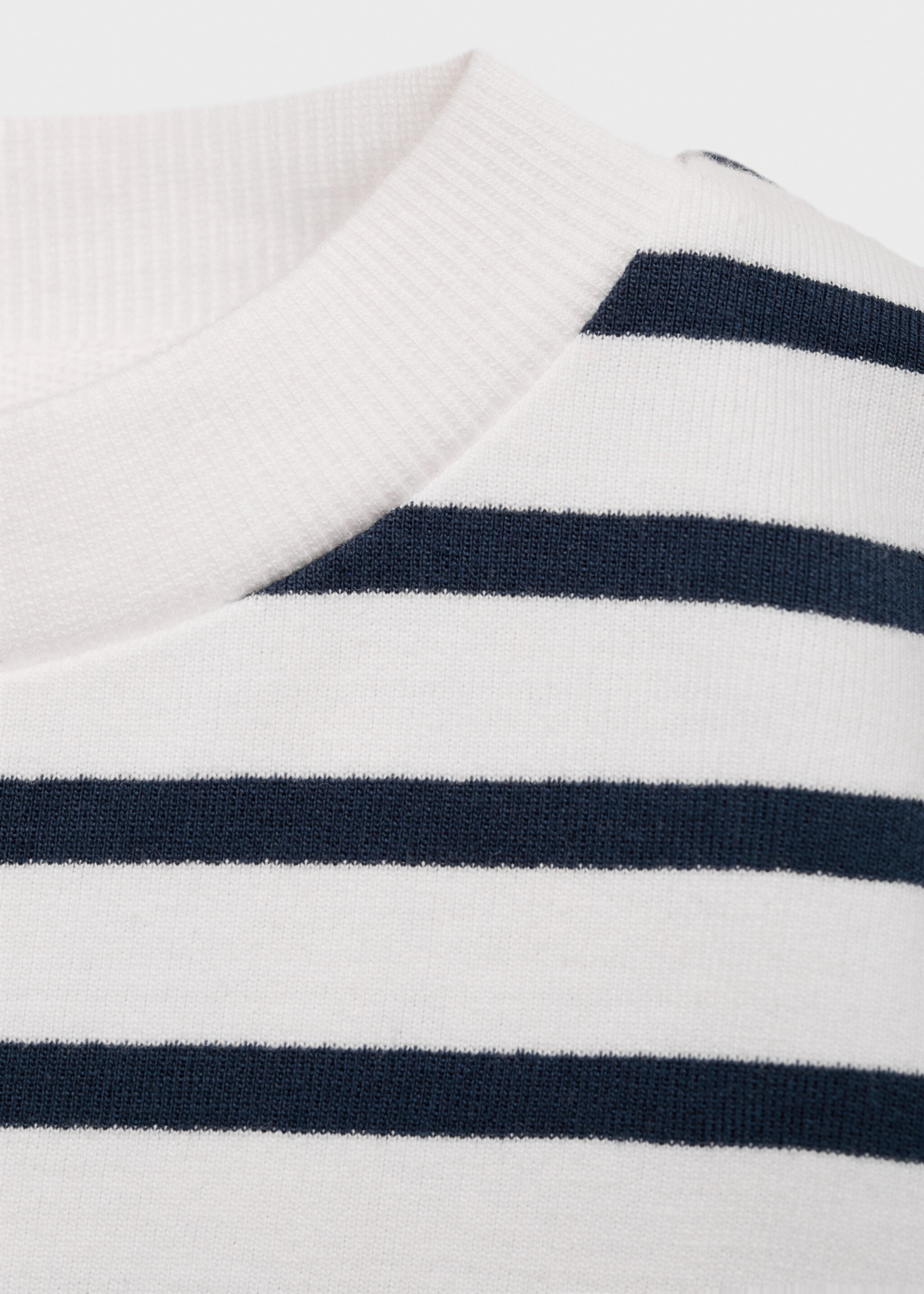 Sweat-shirt imprimé rayures - Détail de l'article 8, Bleu marine foncé. Ref: 87016347-00.