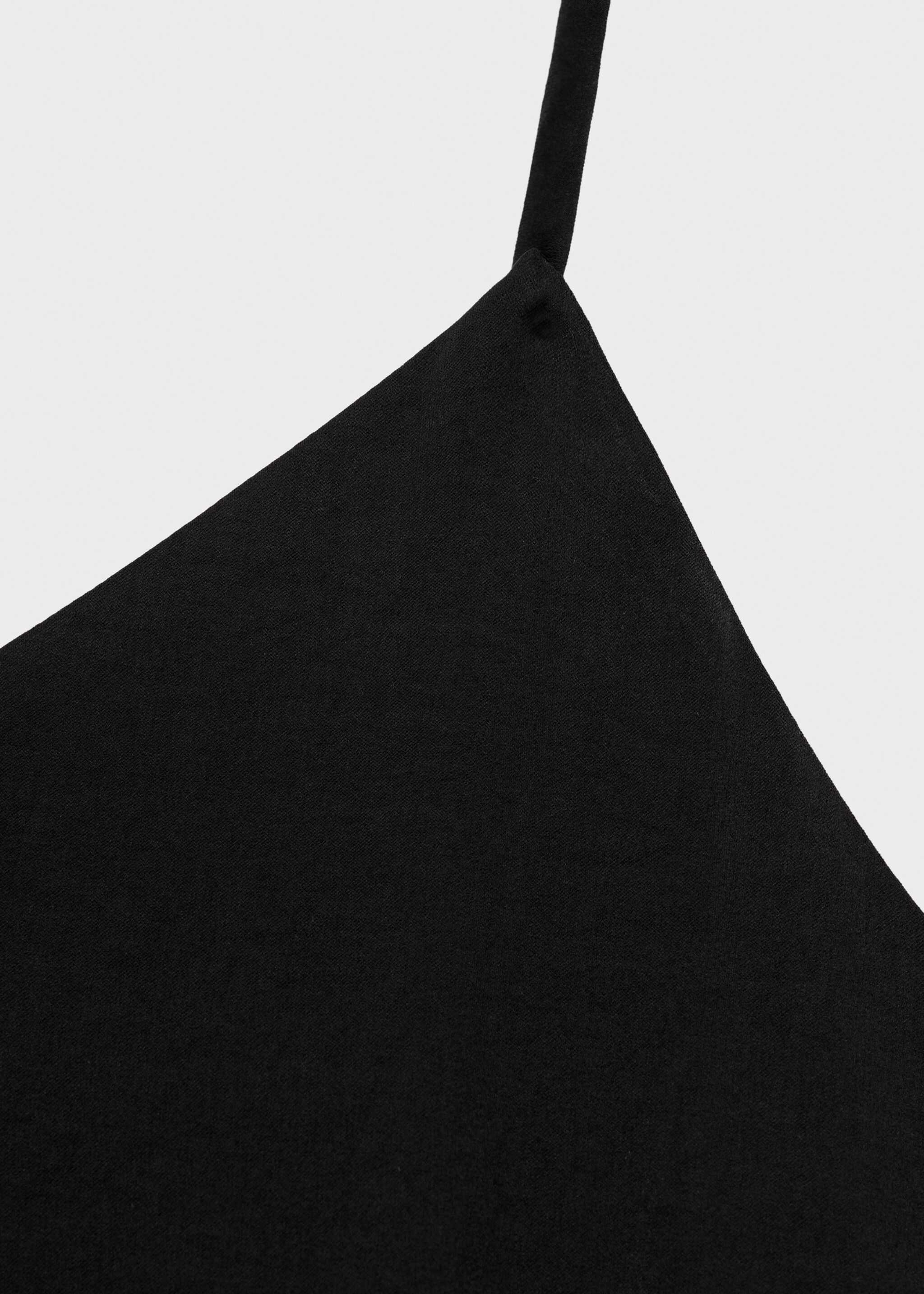 Lång klänning axelband - Detaljer om artikeln 8, Svart. Ref: 87016361-00.