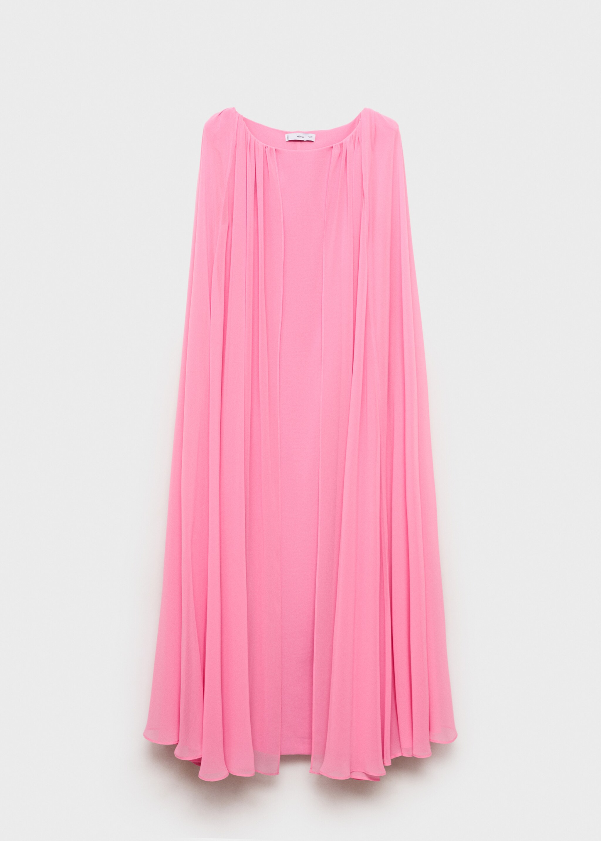 Flared cape dress - Article without model, Pink. Ref: 87016375-00.