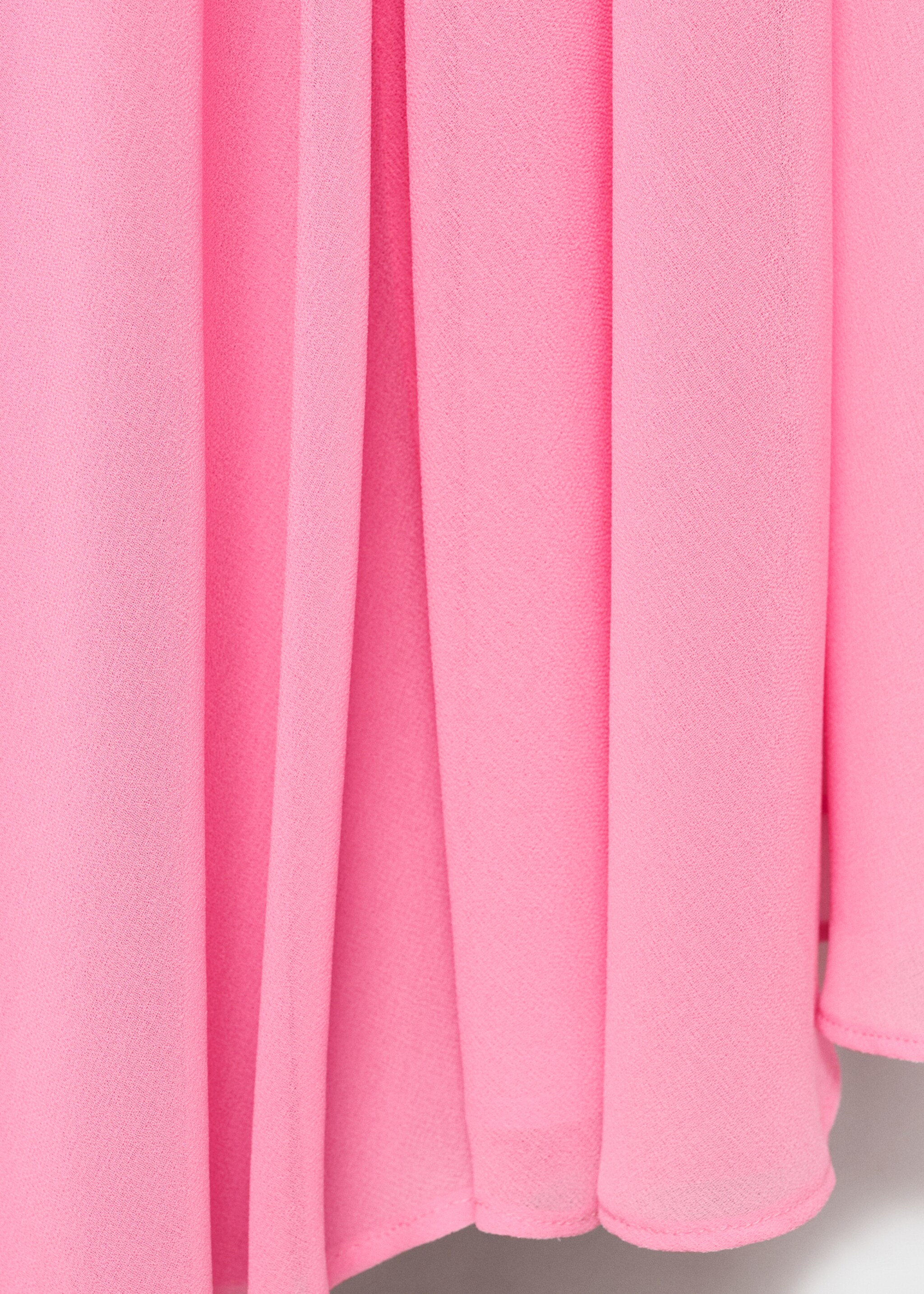 Flared cape dress - Details of the article 0, Pink. Ref: 87016375-00.