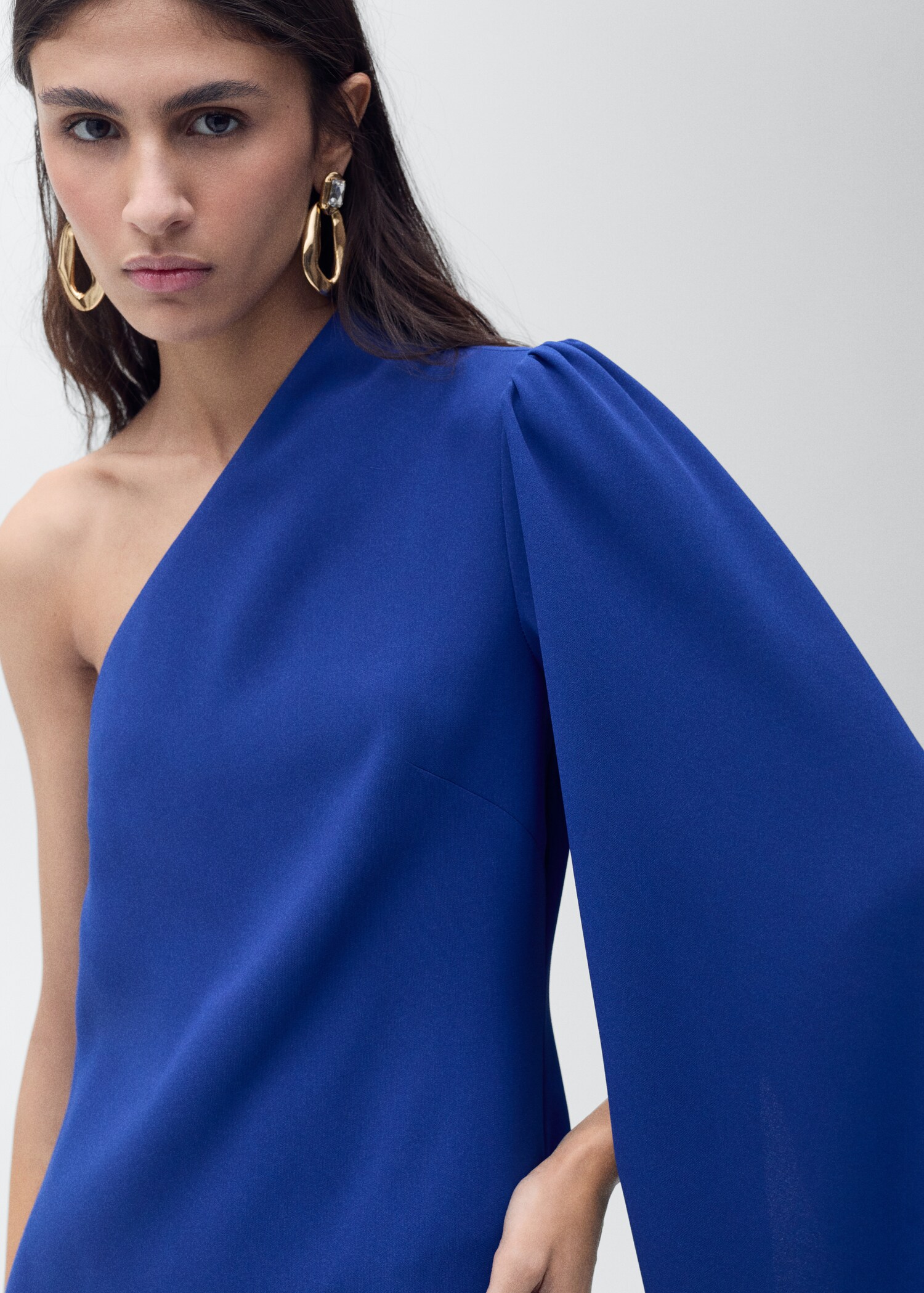 Long flared sleeve dress - Details of the article 1