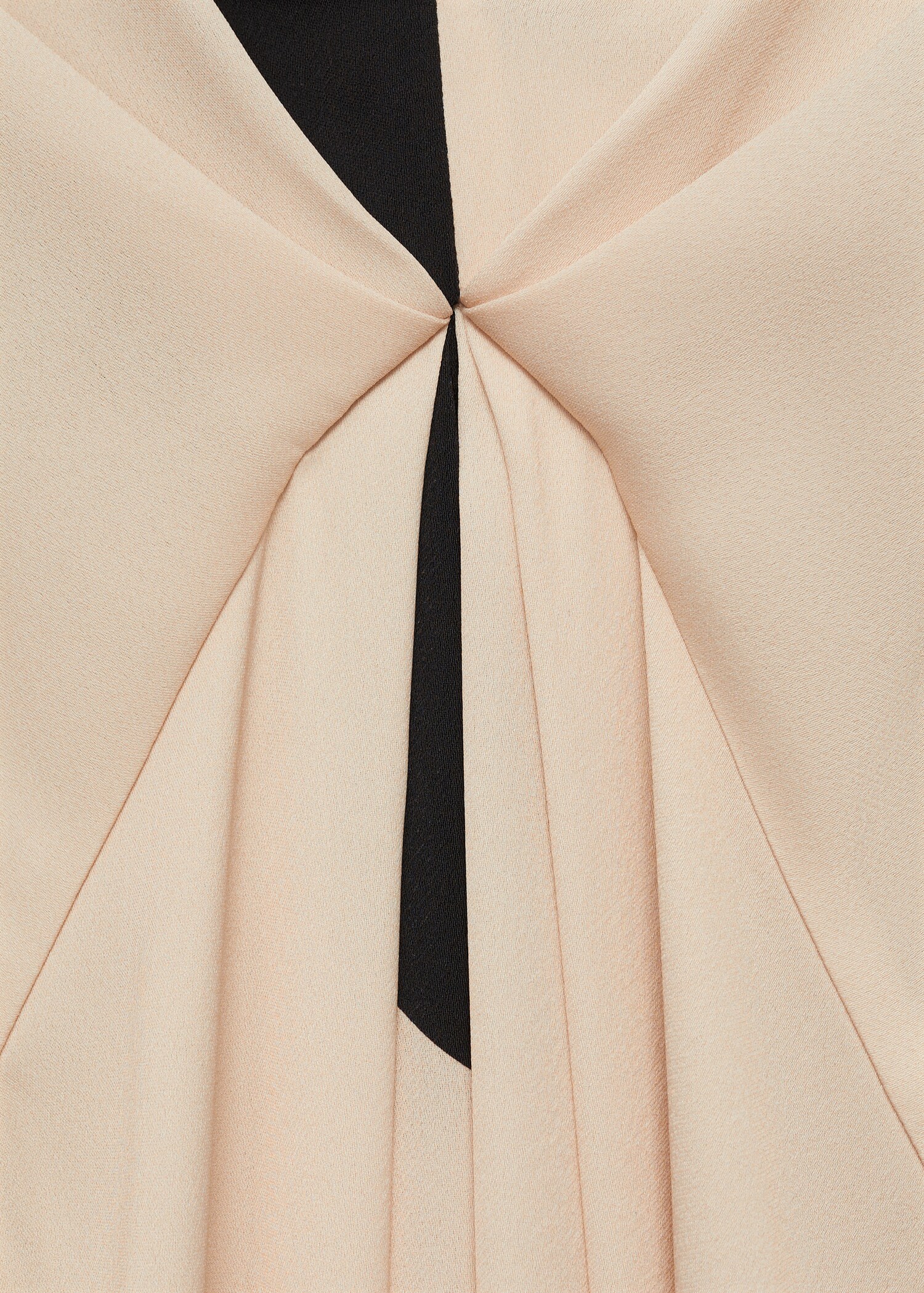 Polka-dot draped dress - Details of the article 8