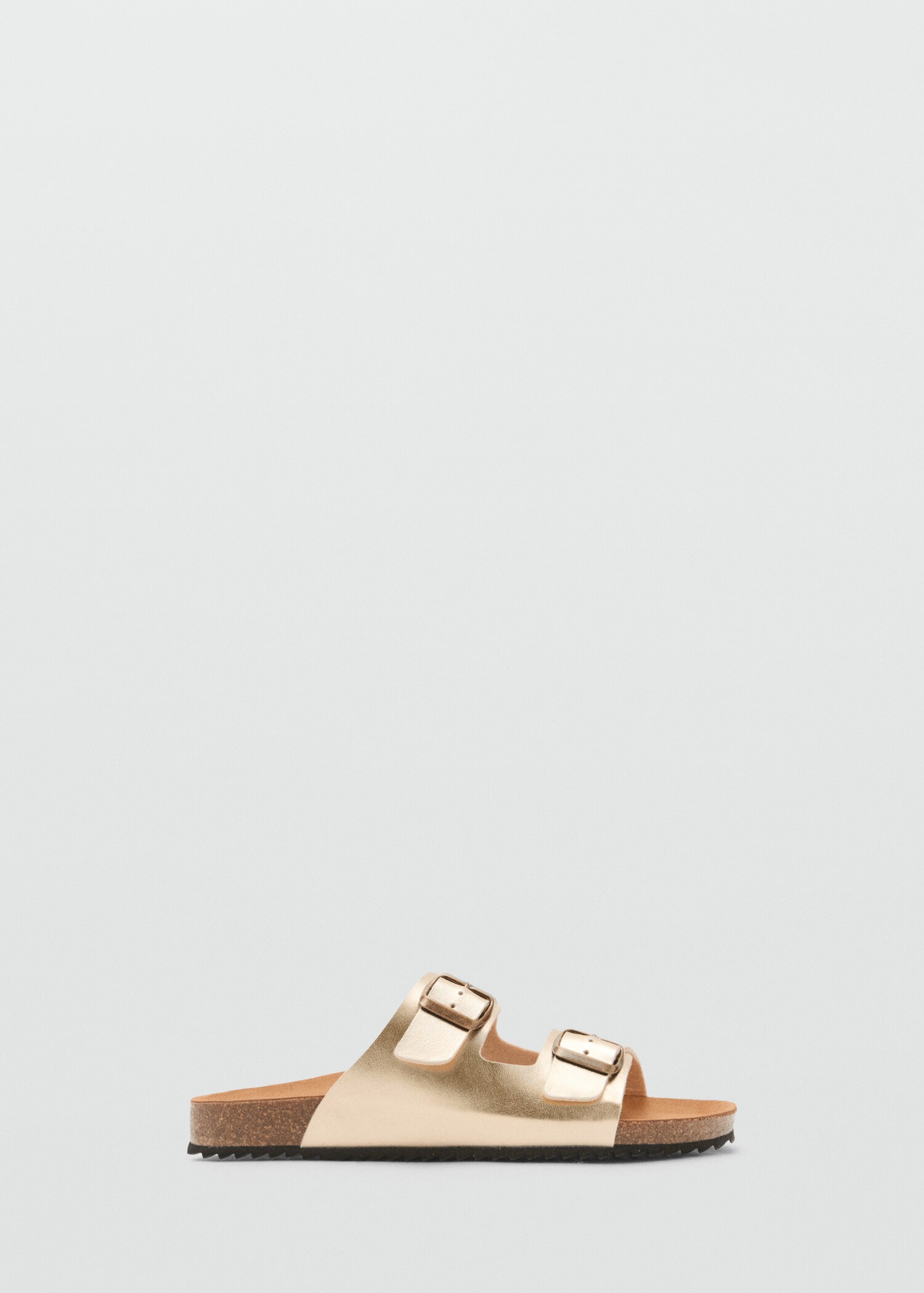 Sandale mit metallisierten Schnallen - Artikel ohne Model