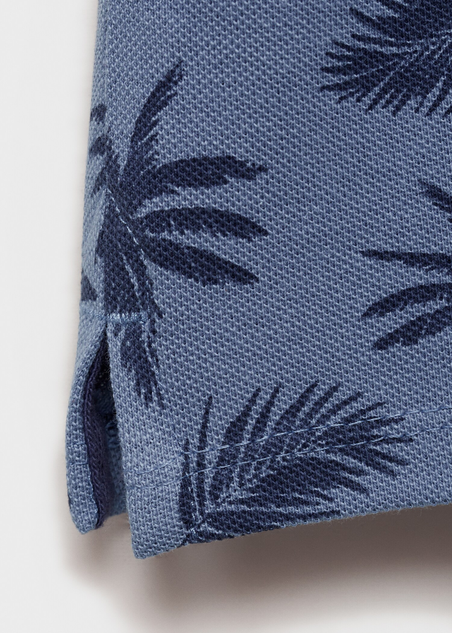 Βαμβακερό εμπριμέ πόλο - Λεπτομέρεια του προϊόντος 0