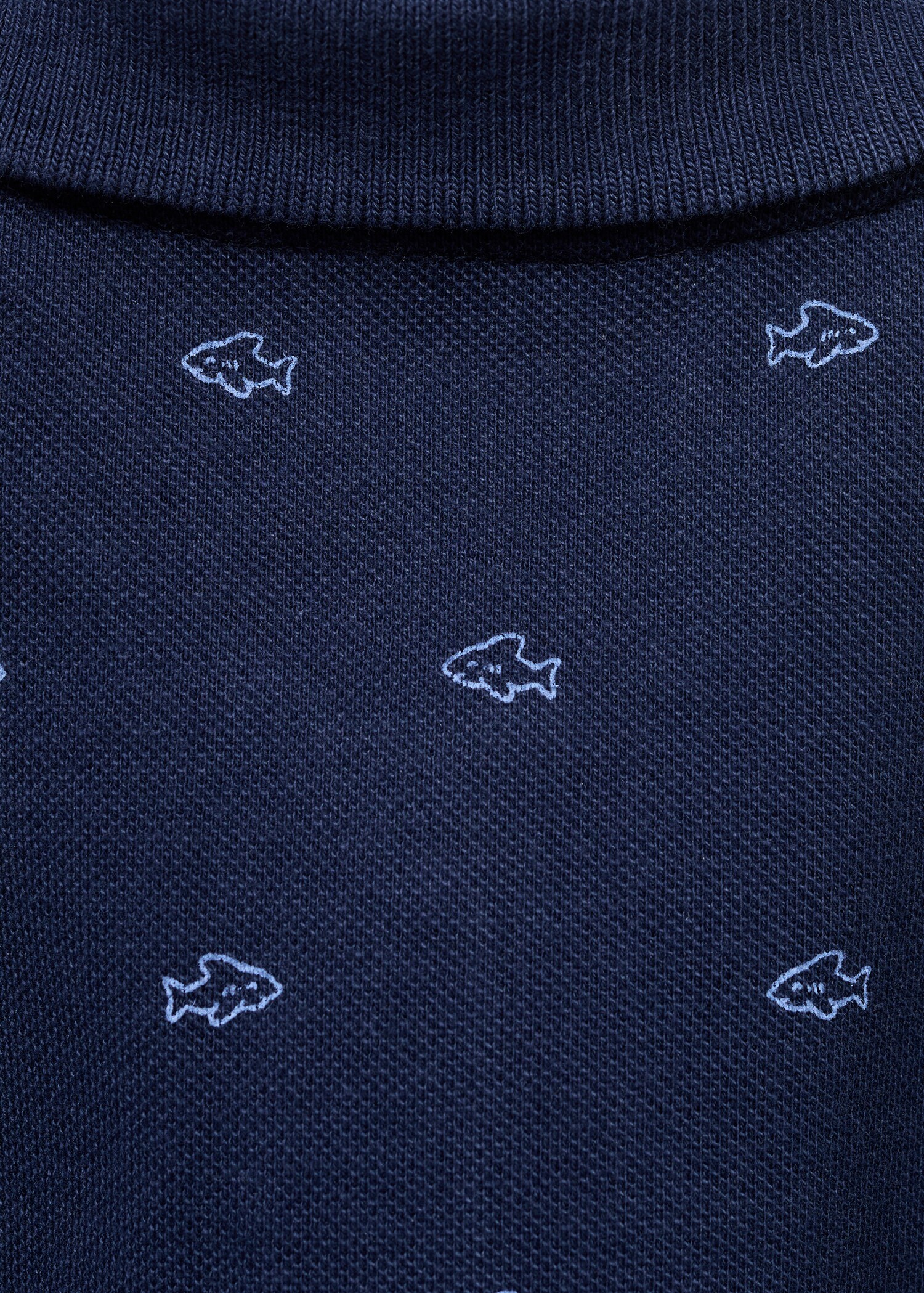 Βαμβακερό εμπριμέ πόλο - Λεπτομέρεια του προϊόντος 0