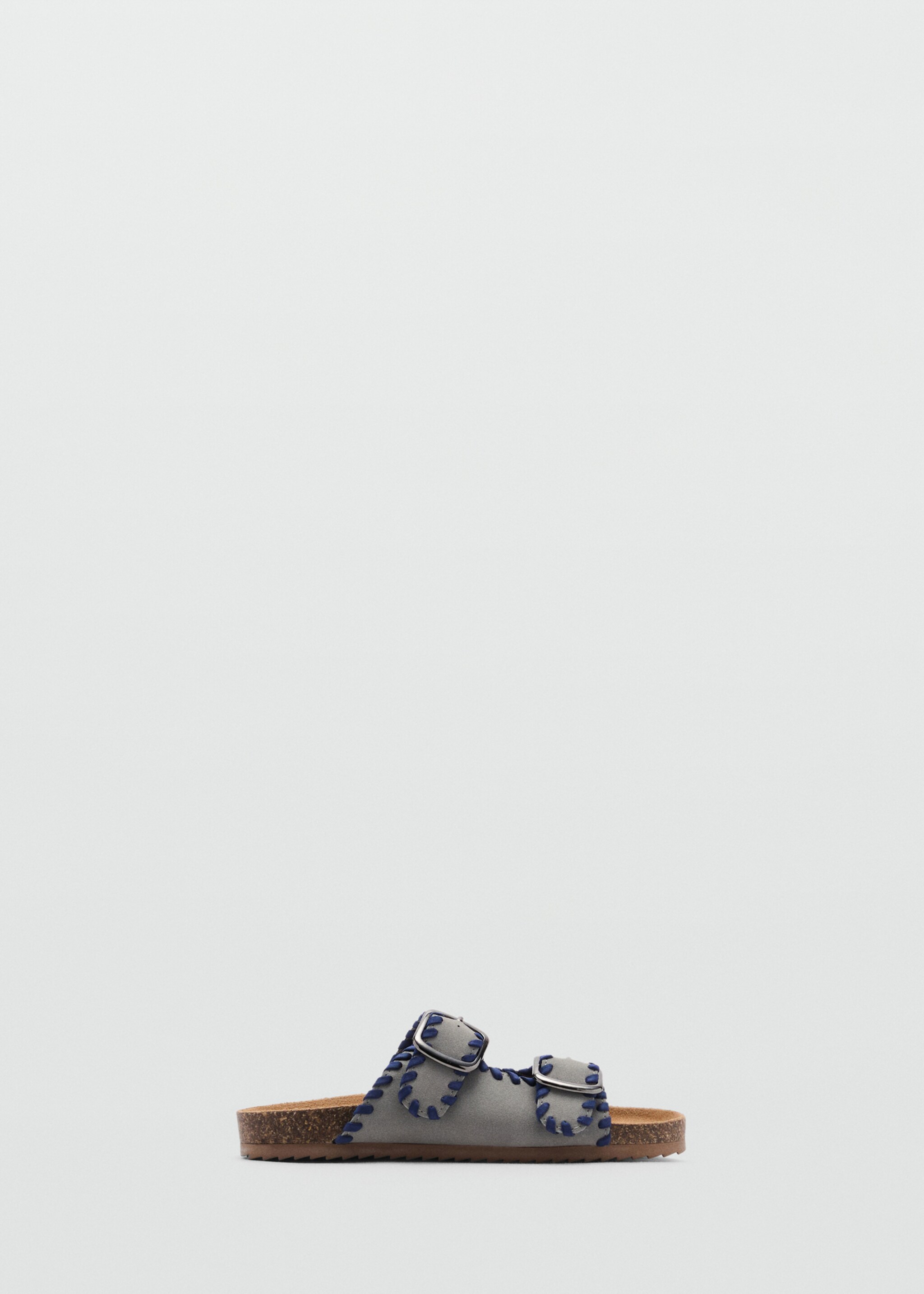 Sandalia hebillas - Artículo sin modelo, Gris. Ref: 87016721-00.