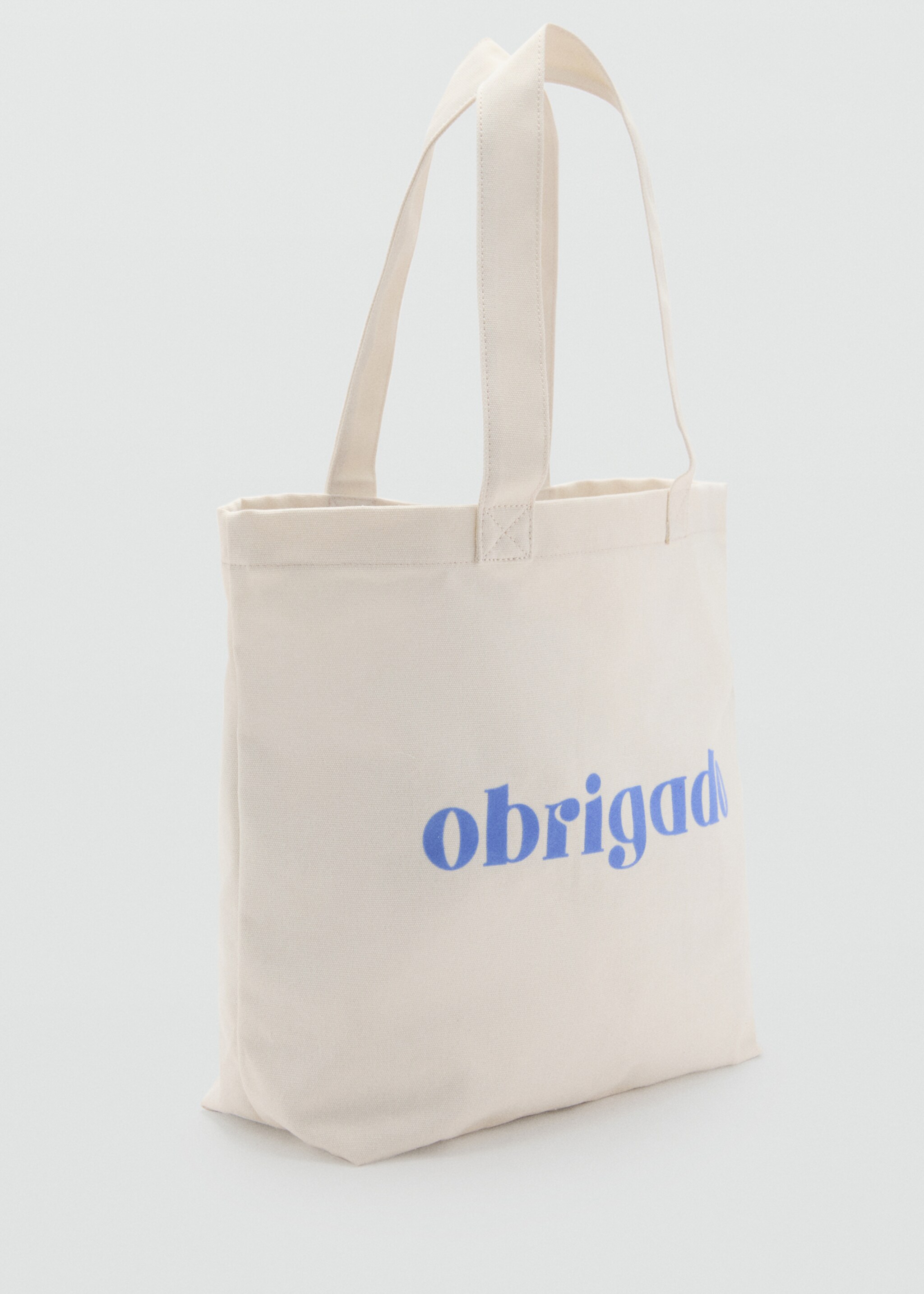 Mönstrad messengerväska - Bild av mittparti, Benvit. Ref: 87016730-00.