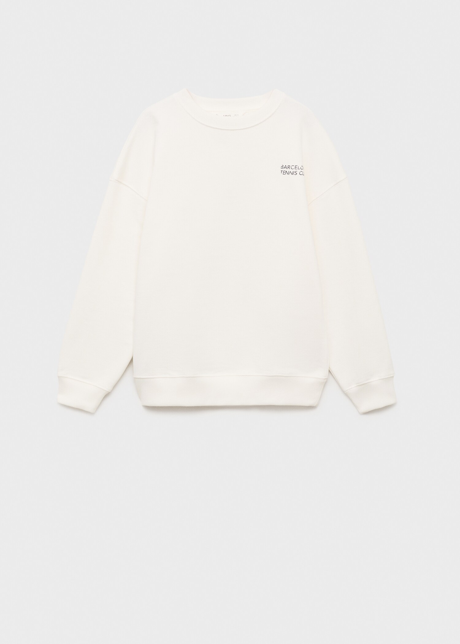 Printed cotton sweatshirt - Article without model