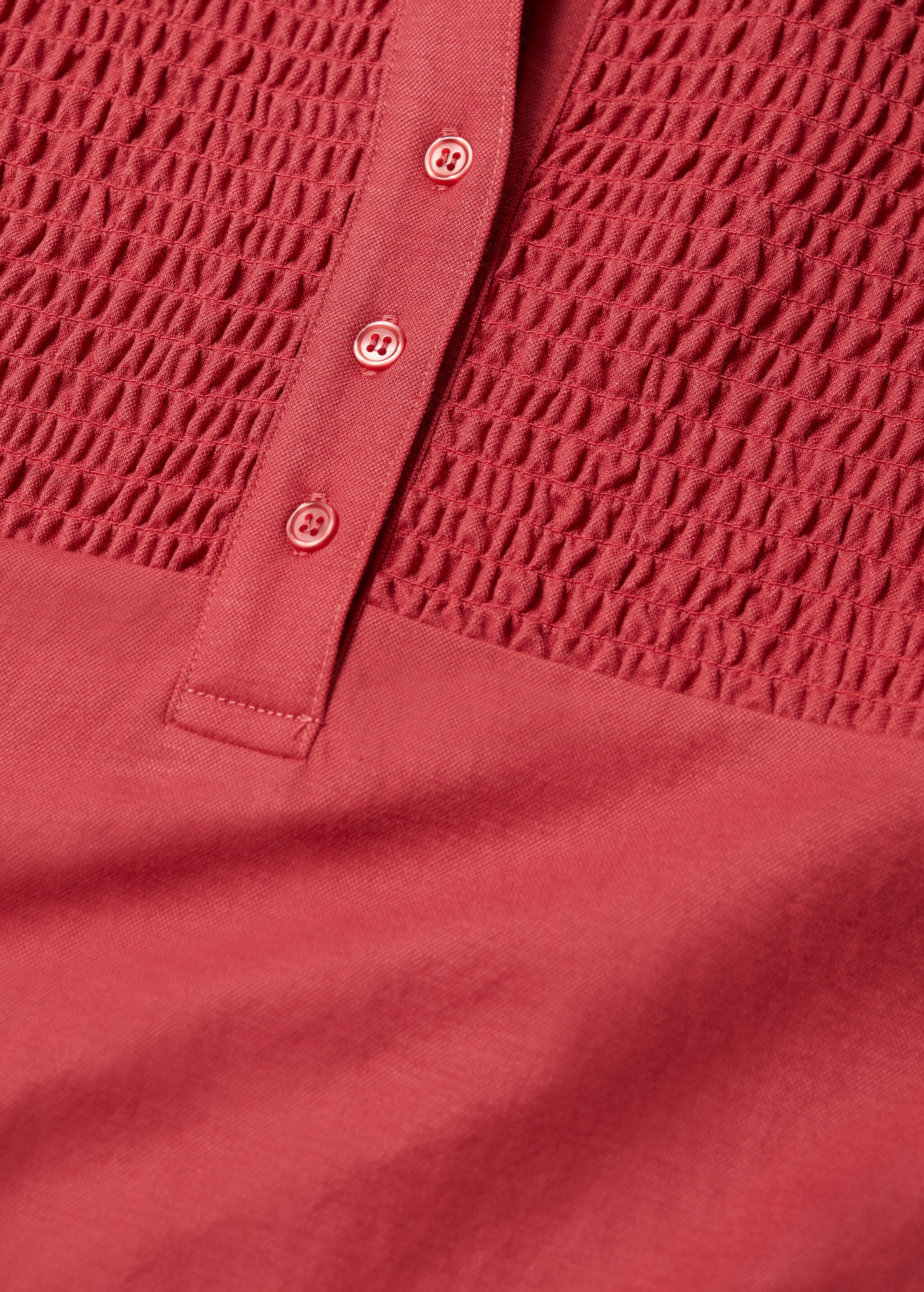 Ruched shirt collar dress - Details of the article 8