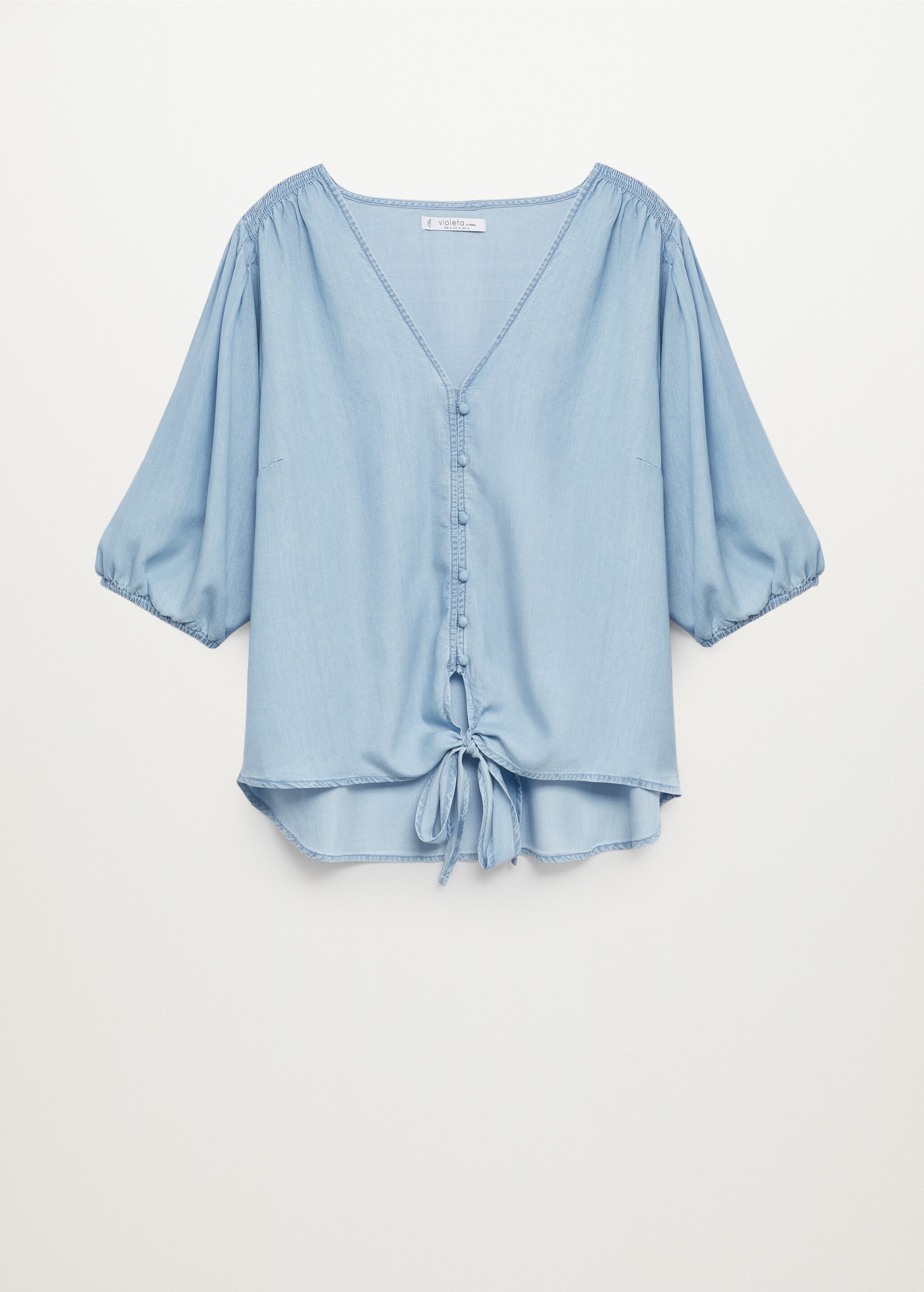 Blusa lyocell nudo - Artículo sin modelo