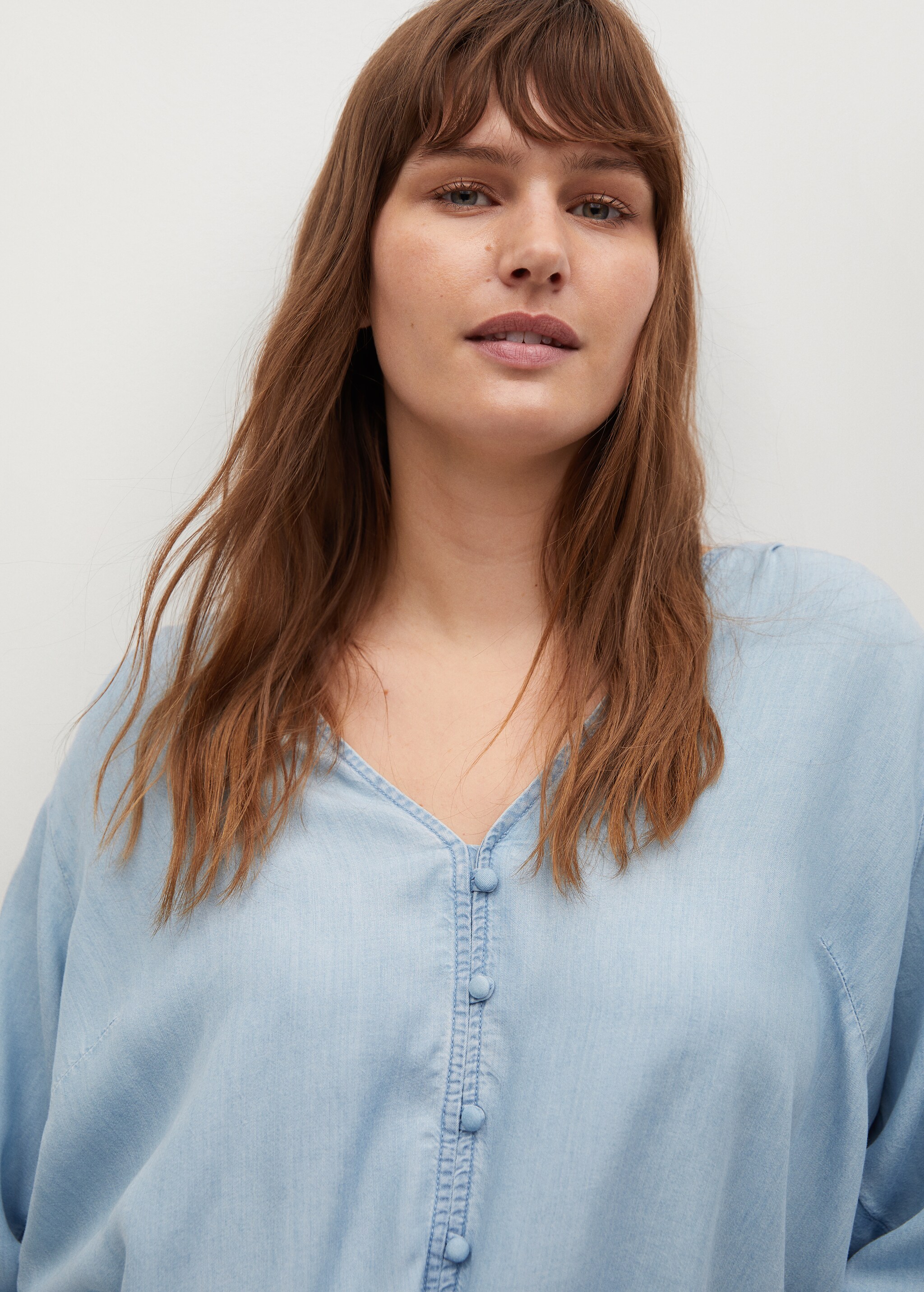 Blusa lyocell nudo - Detalle del artículo 1