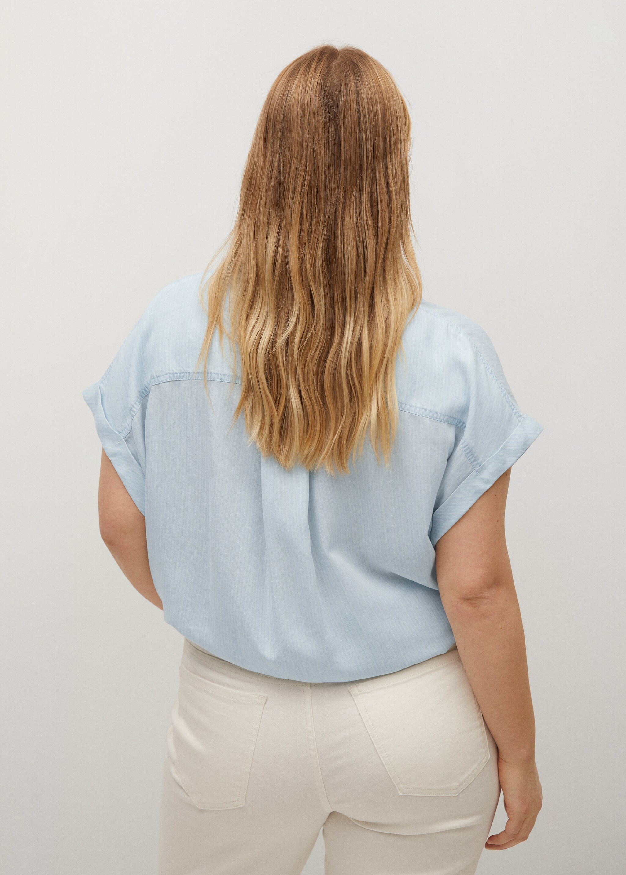 Camisa lyocell denim - Reverso del artículo