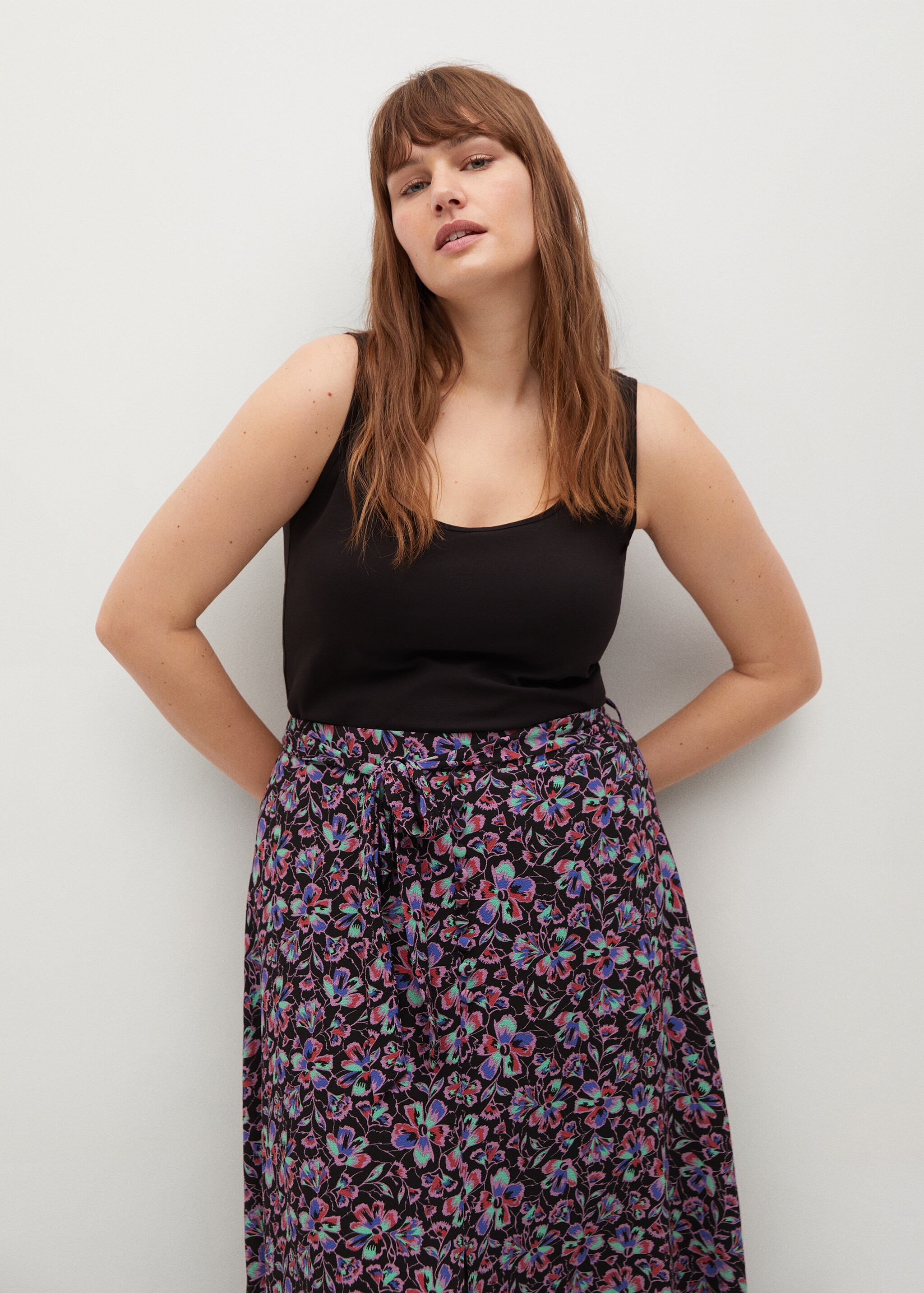 Falda estampado floral - Detalle del artículo 1