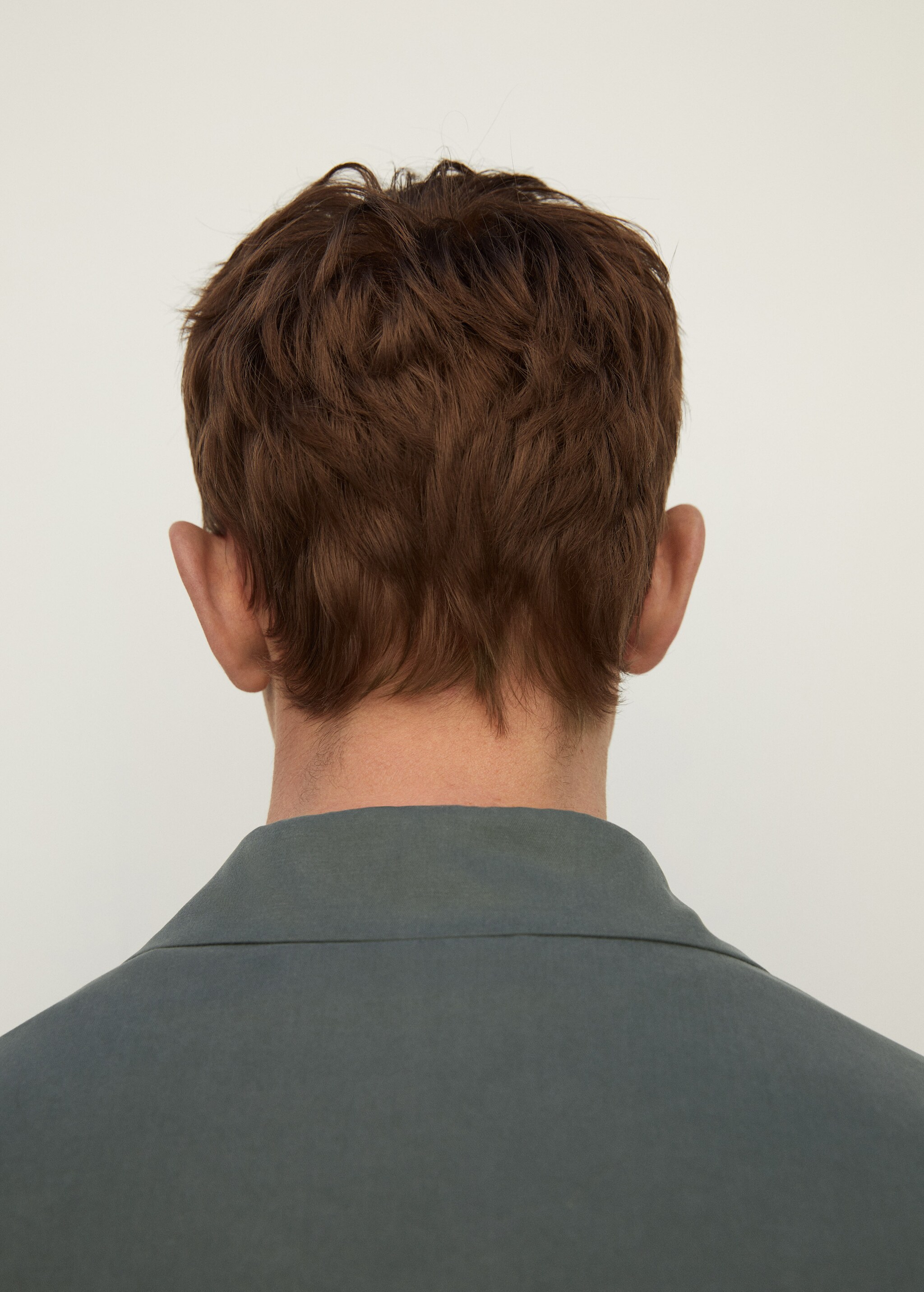 Sobrecamisa lyocell lino bolsillo - Detalle del artículo 4