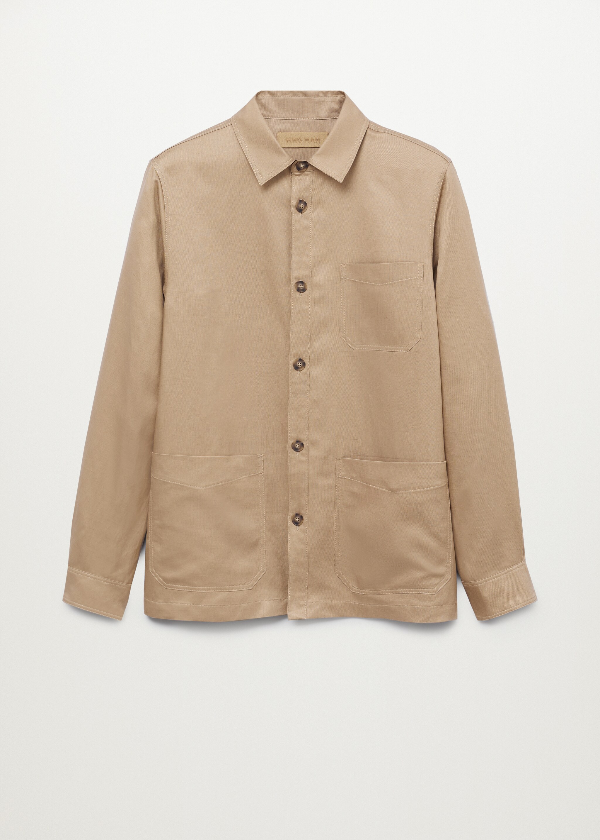Sobrecamisa sarga lino - Artículo sin modelo