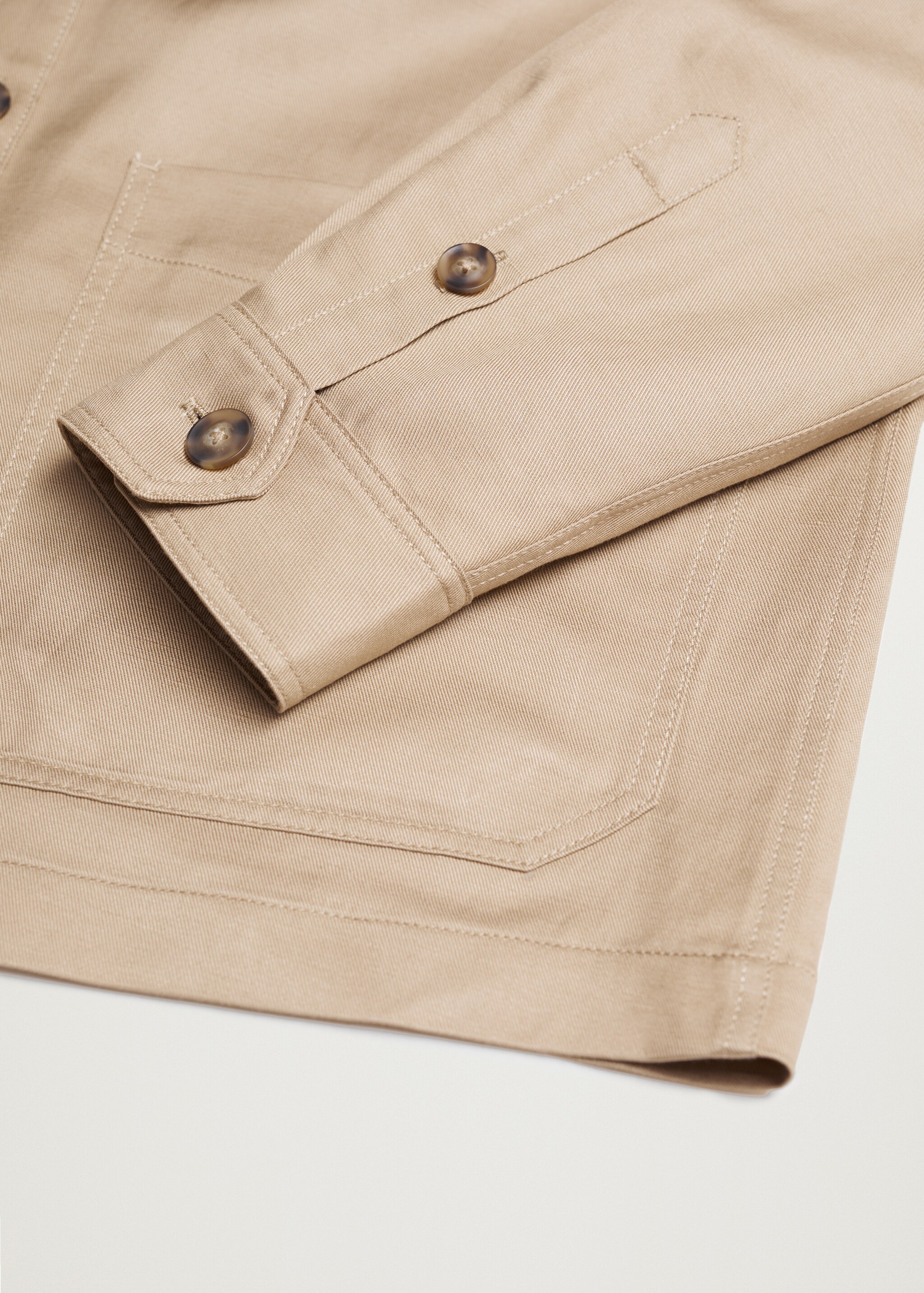 Sobrecamisa sarga lino - Detalle del artículo 8