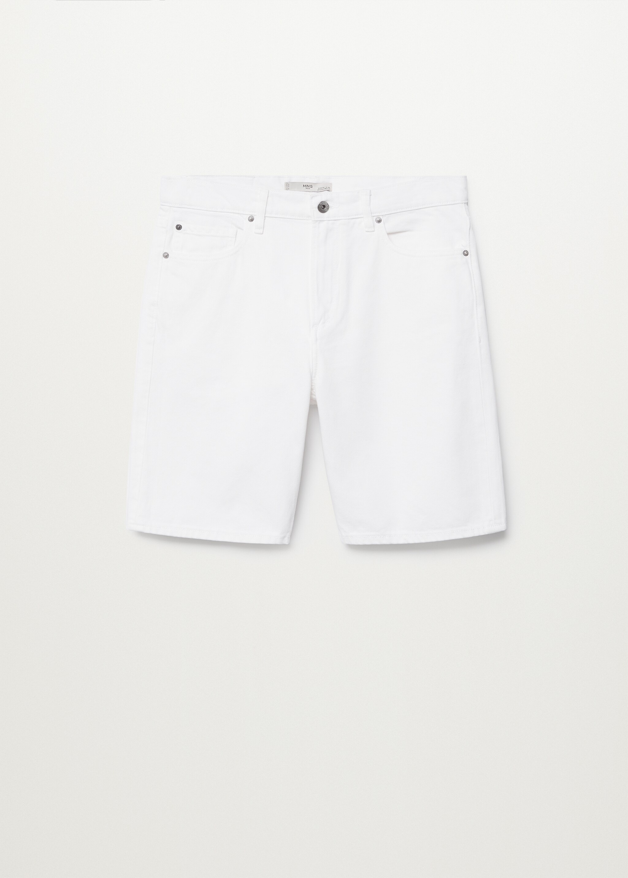 Bermuda relaxed denim blanco - Artículo sin modelo