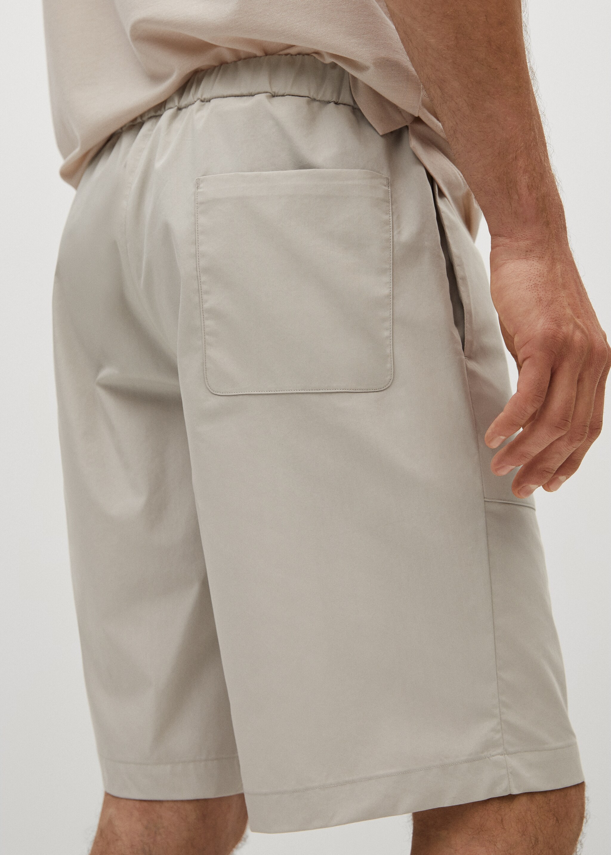 Premium fabric jogger shorts - Details of the article 2