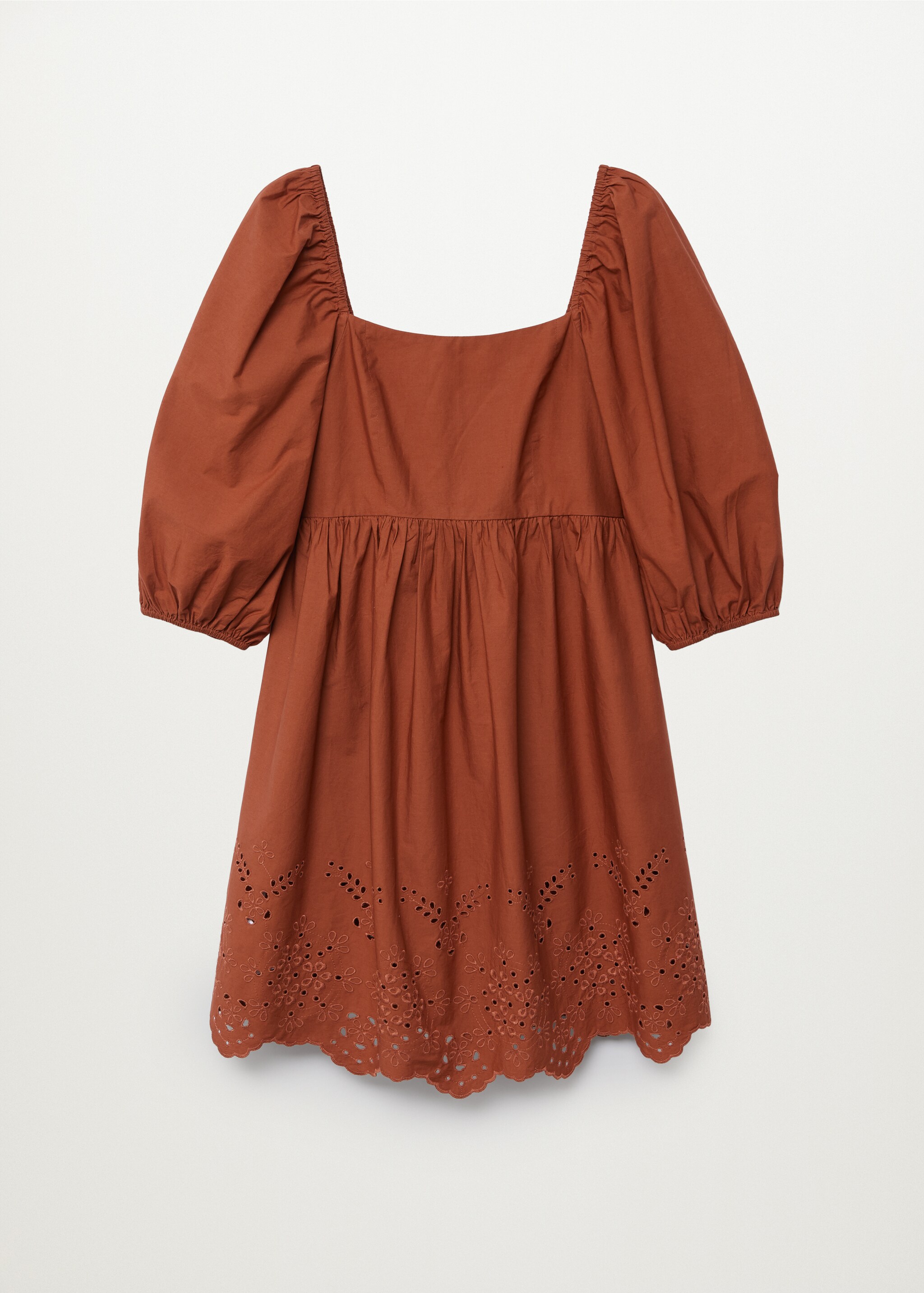 Vestido popelín bordado suizo - Artículo sin modelo