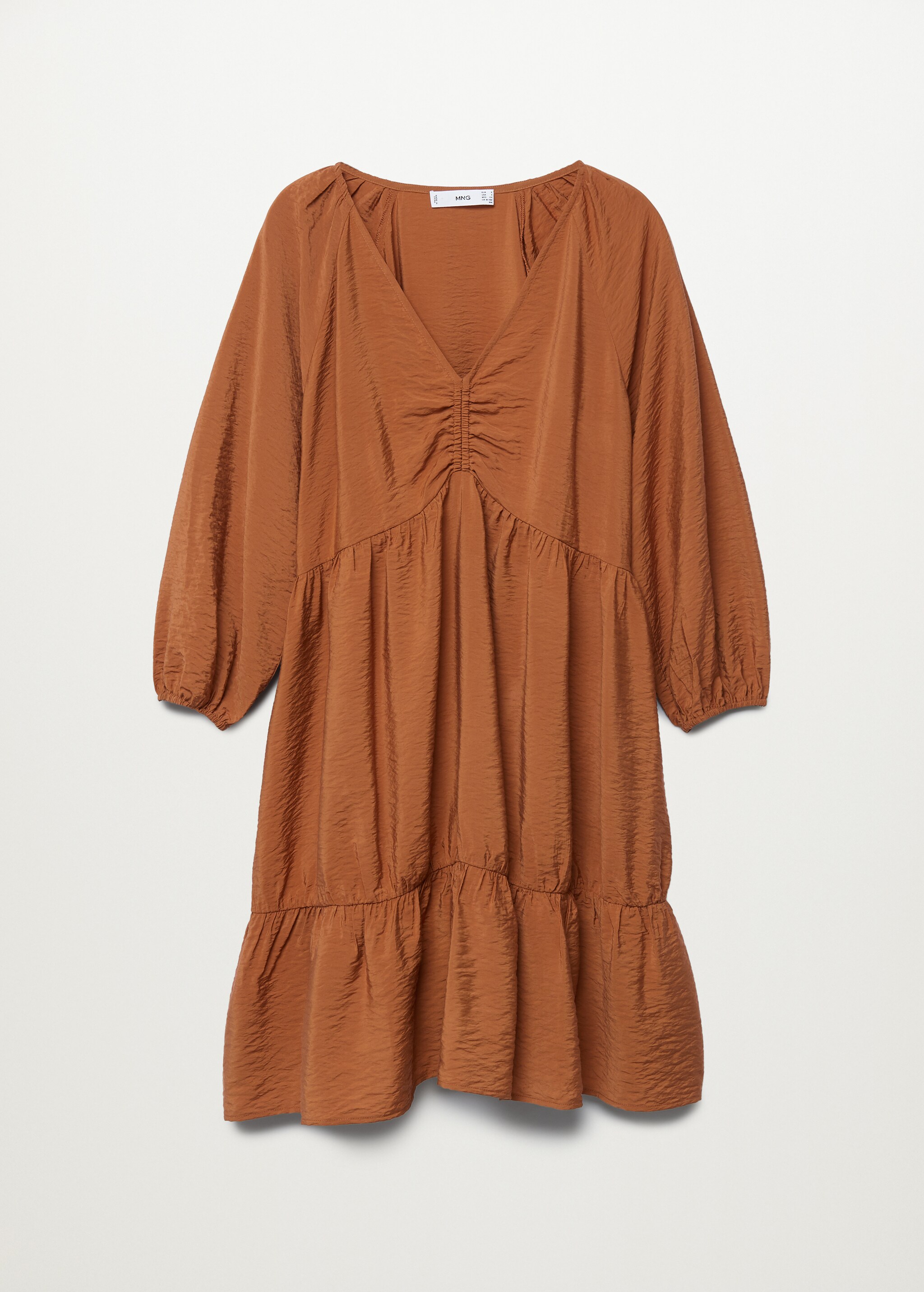 Vestido textura volante - Artículo sin modelo