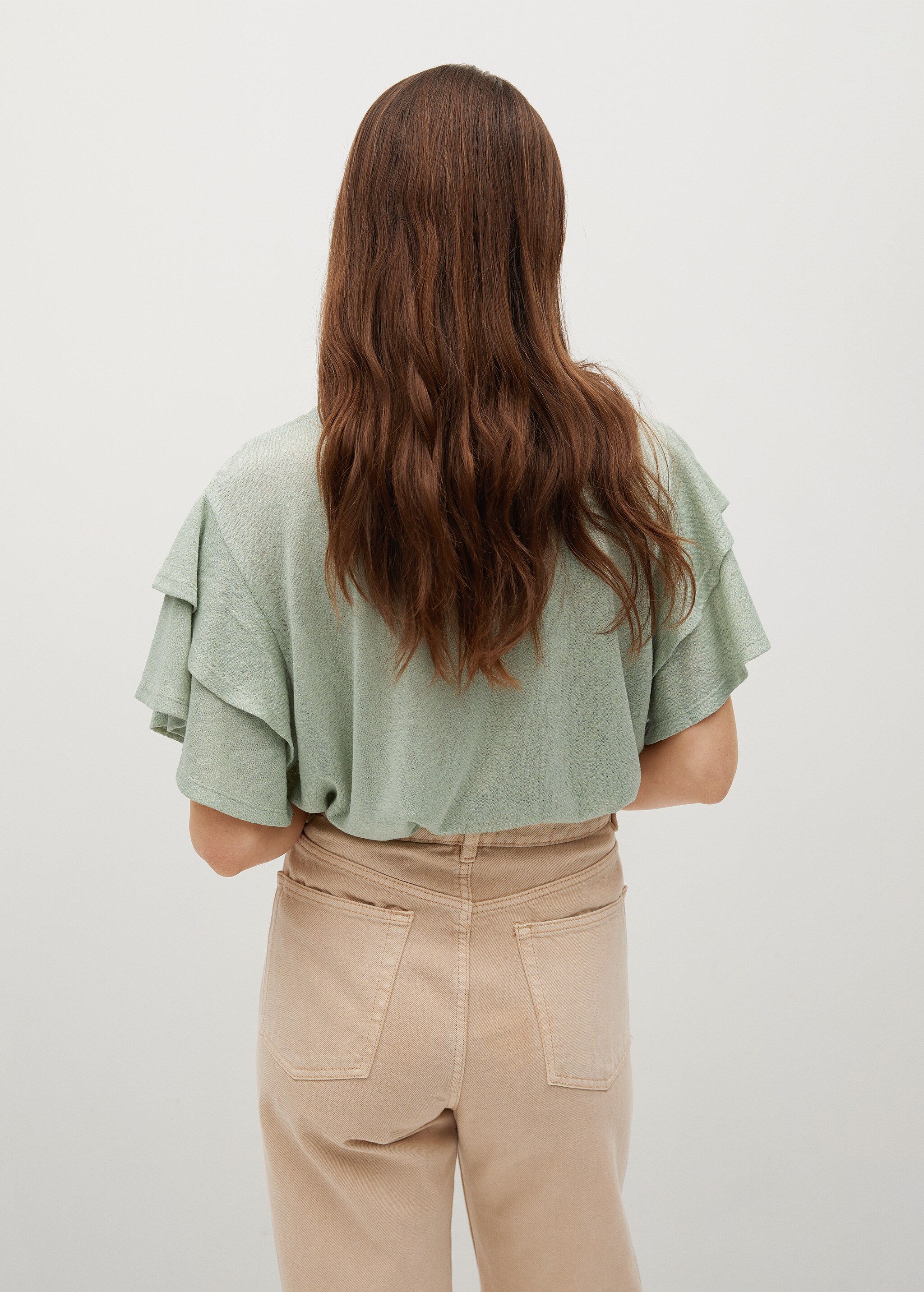 Shirt mit Fledermausärmeln - Rückseite des Artikels