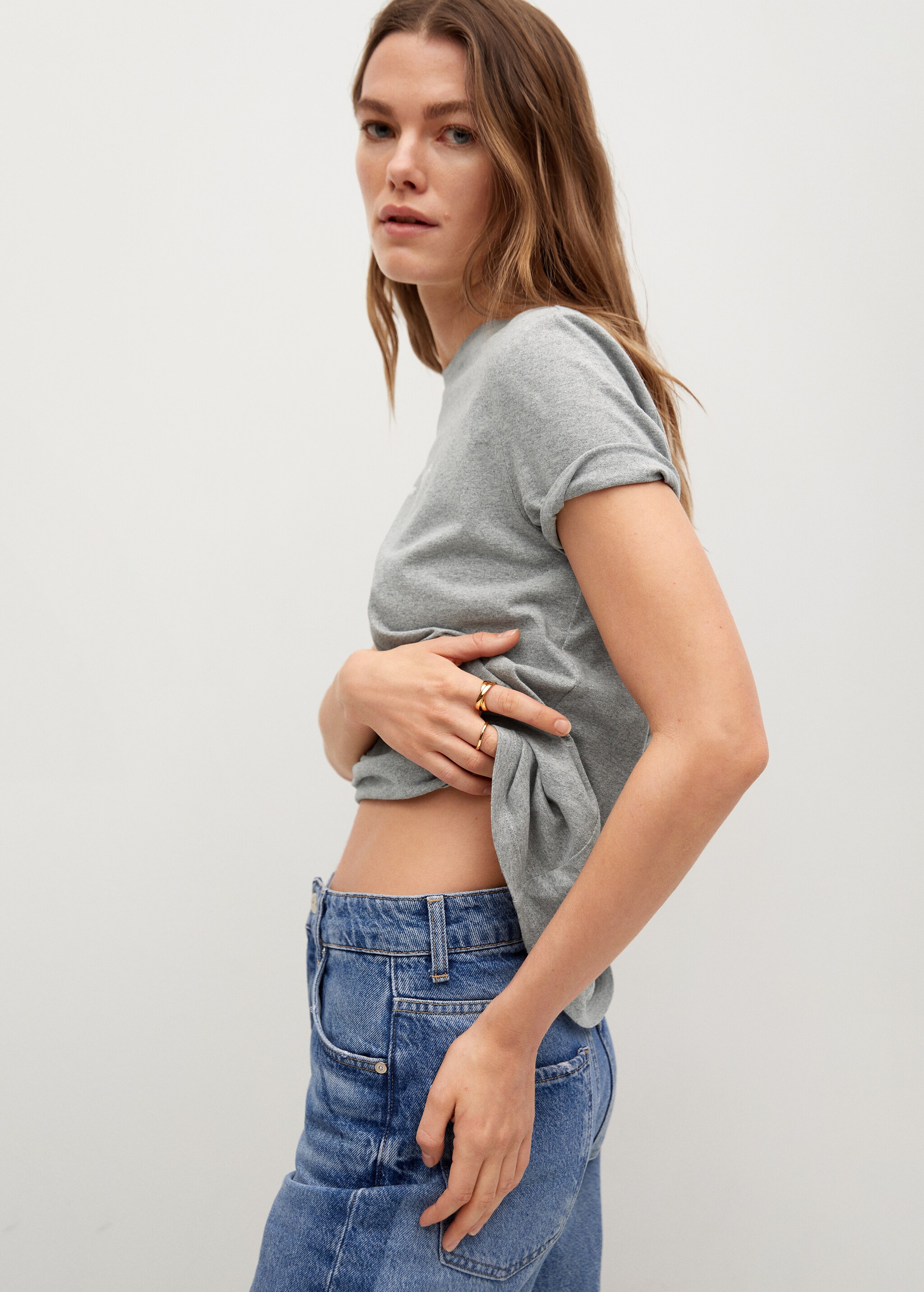 Recycled message fabric t-shirt - Details of the article 1