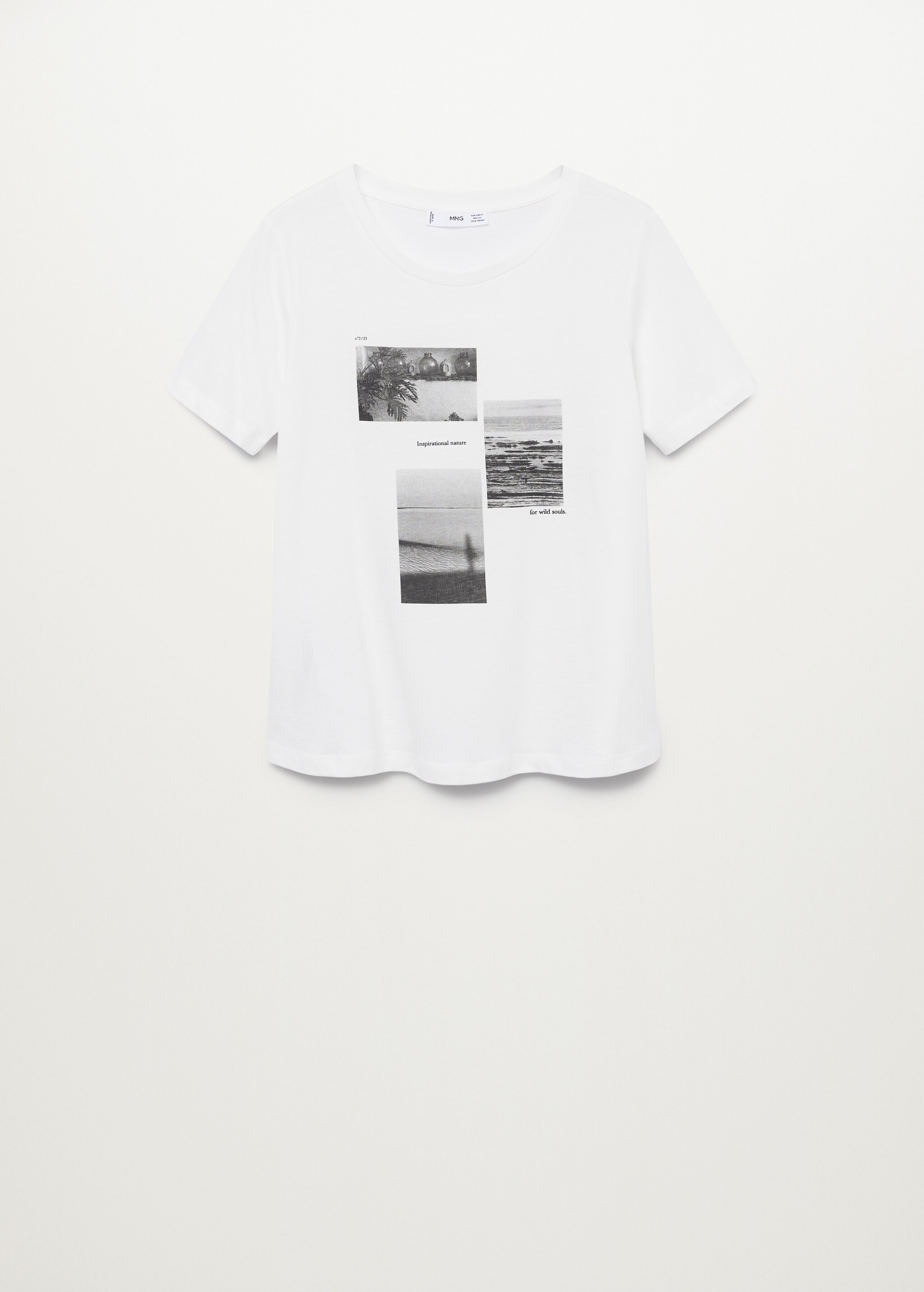 Camiseta algodón orgánico estampada - Artículo sin modelo