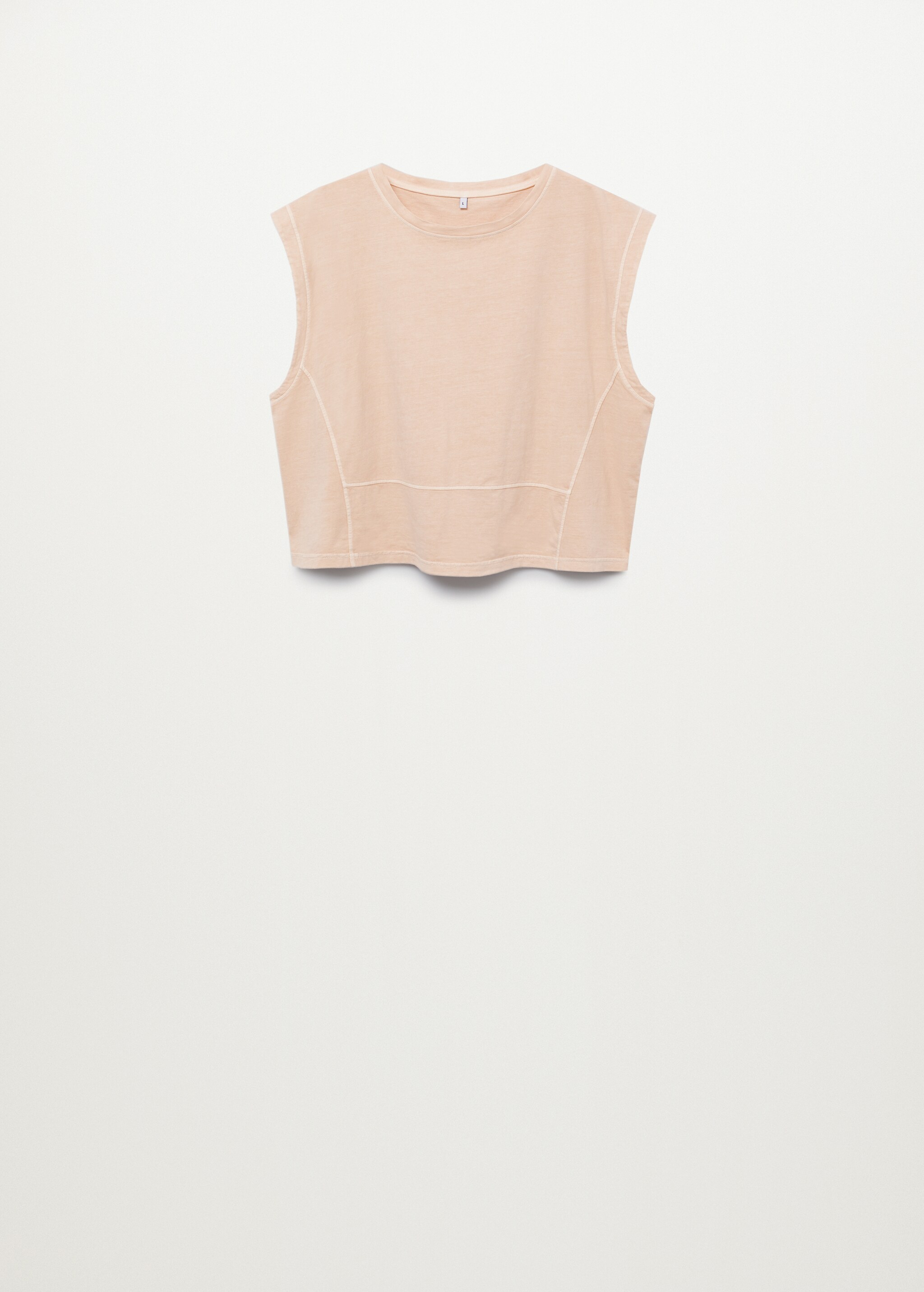 Mineral dye organic cotton T-shirt - Article without model