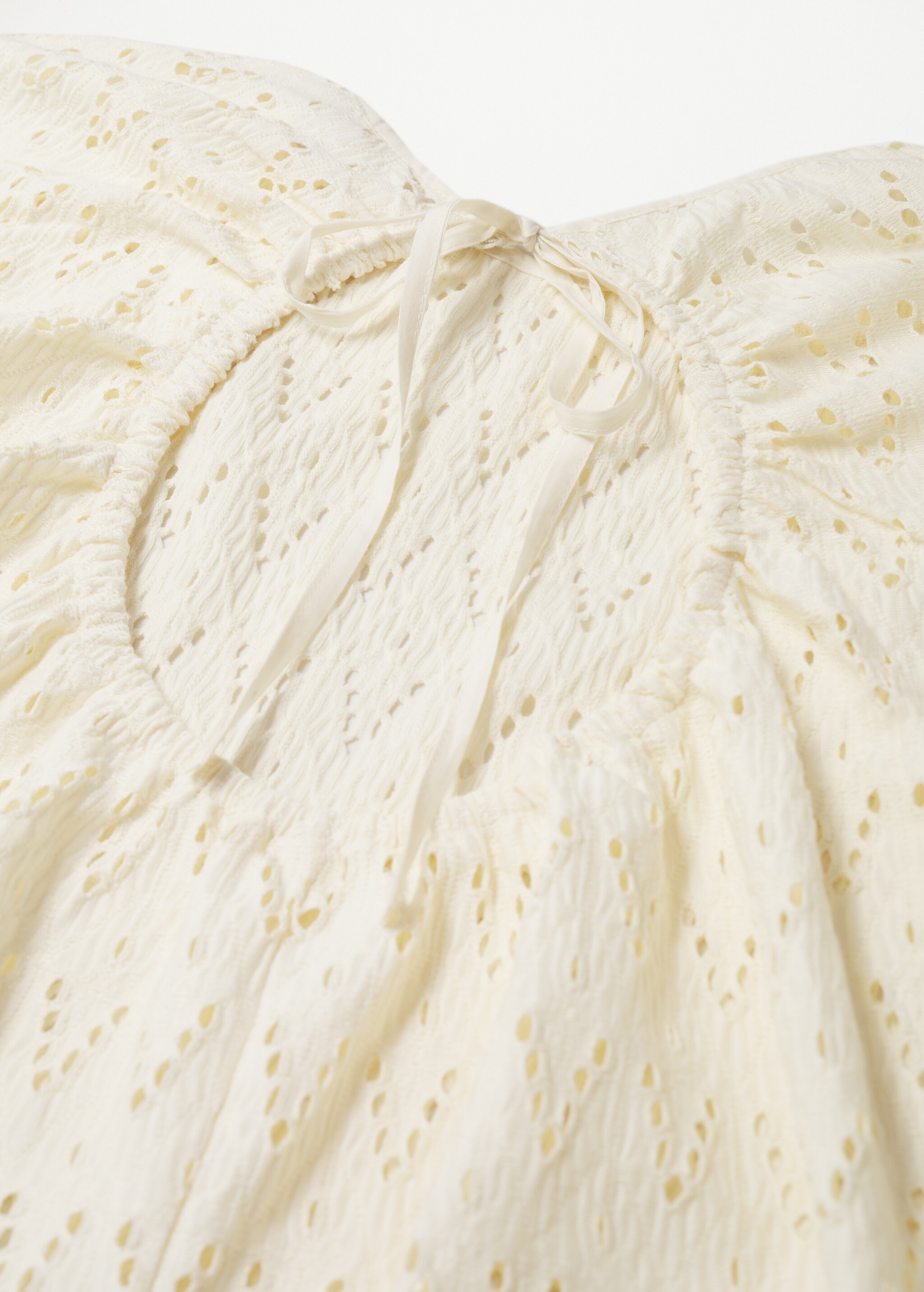 Camiseta algodón detalles calados - Detalle del artículo 8
