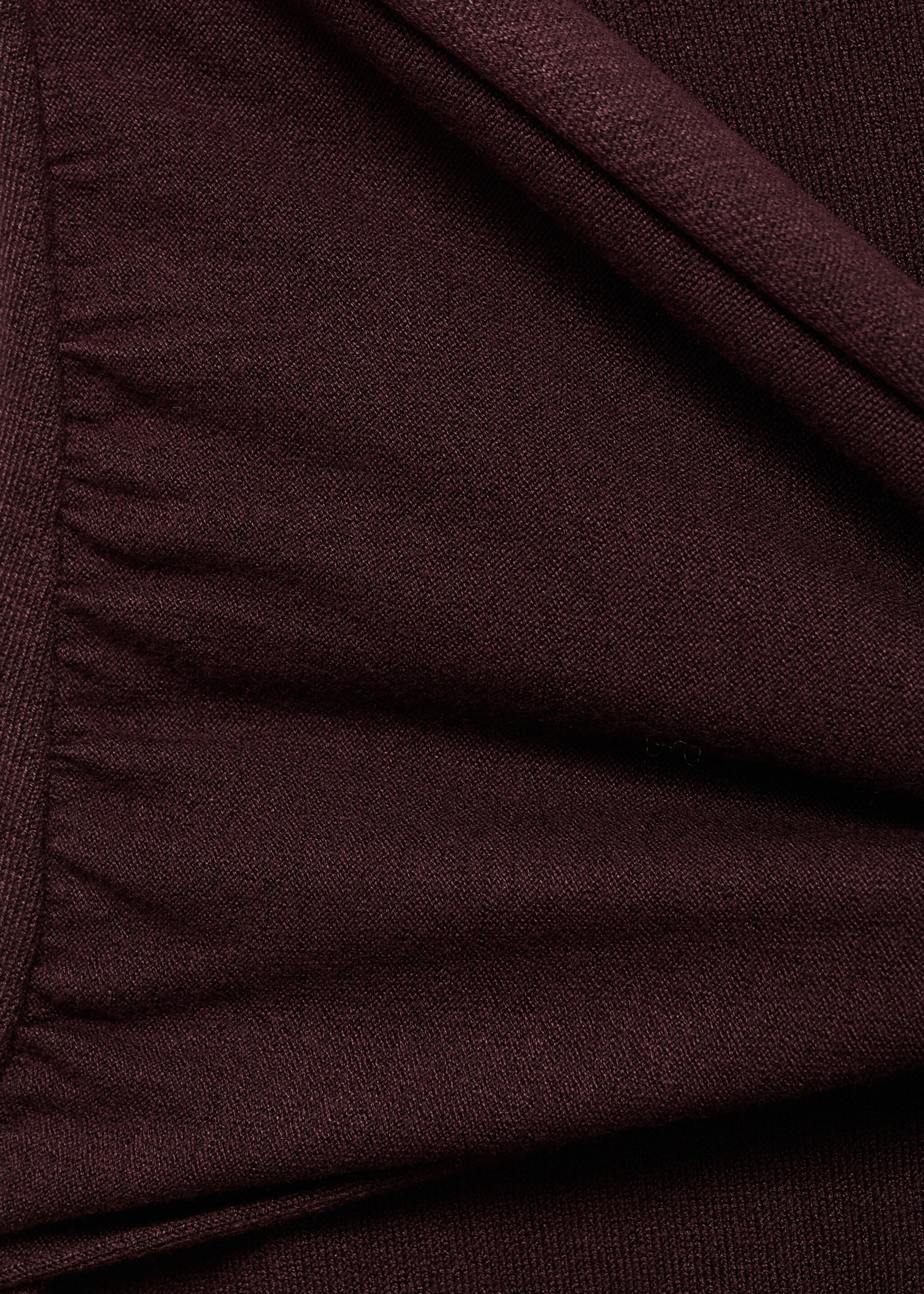 Knitted skirt with knot detail - Details of the article 0, Chocolate. Ref: 87017191-00.