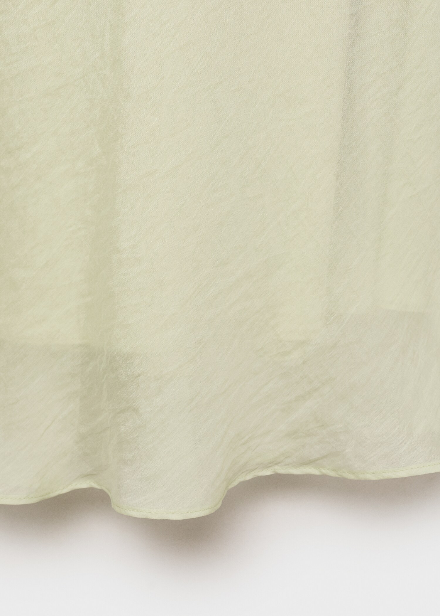 Vestido midi efecto arrugado - Detalle del artículo 0