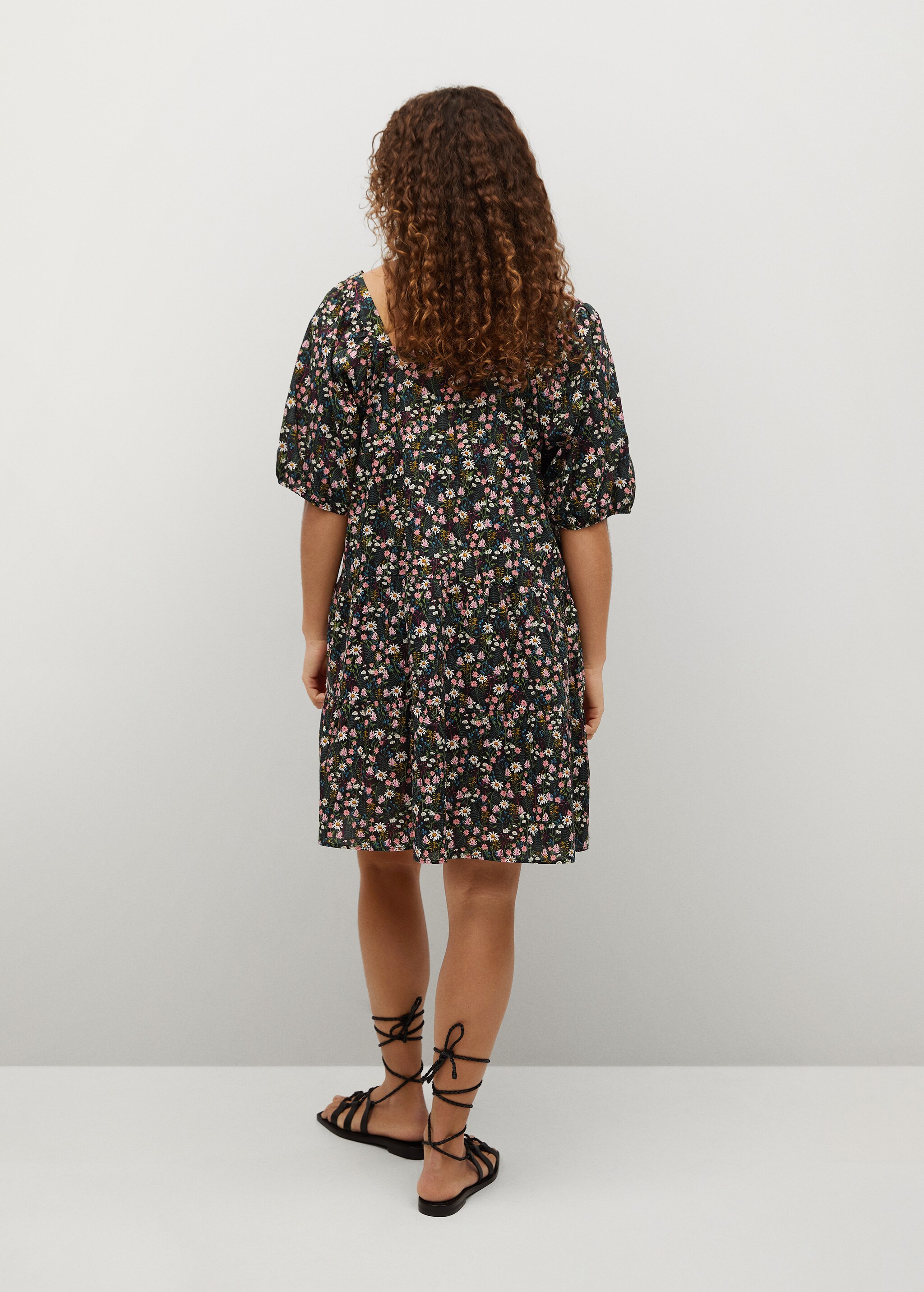 Vestido algodón estampado - Reverso del artículo