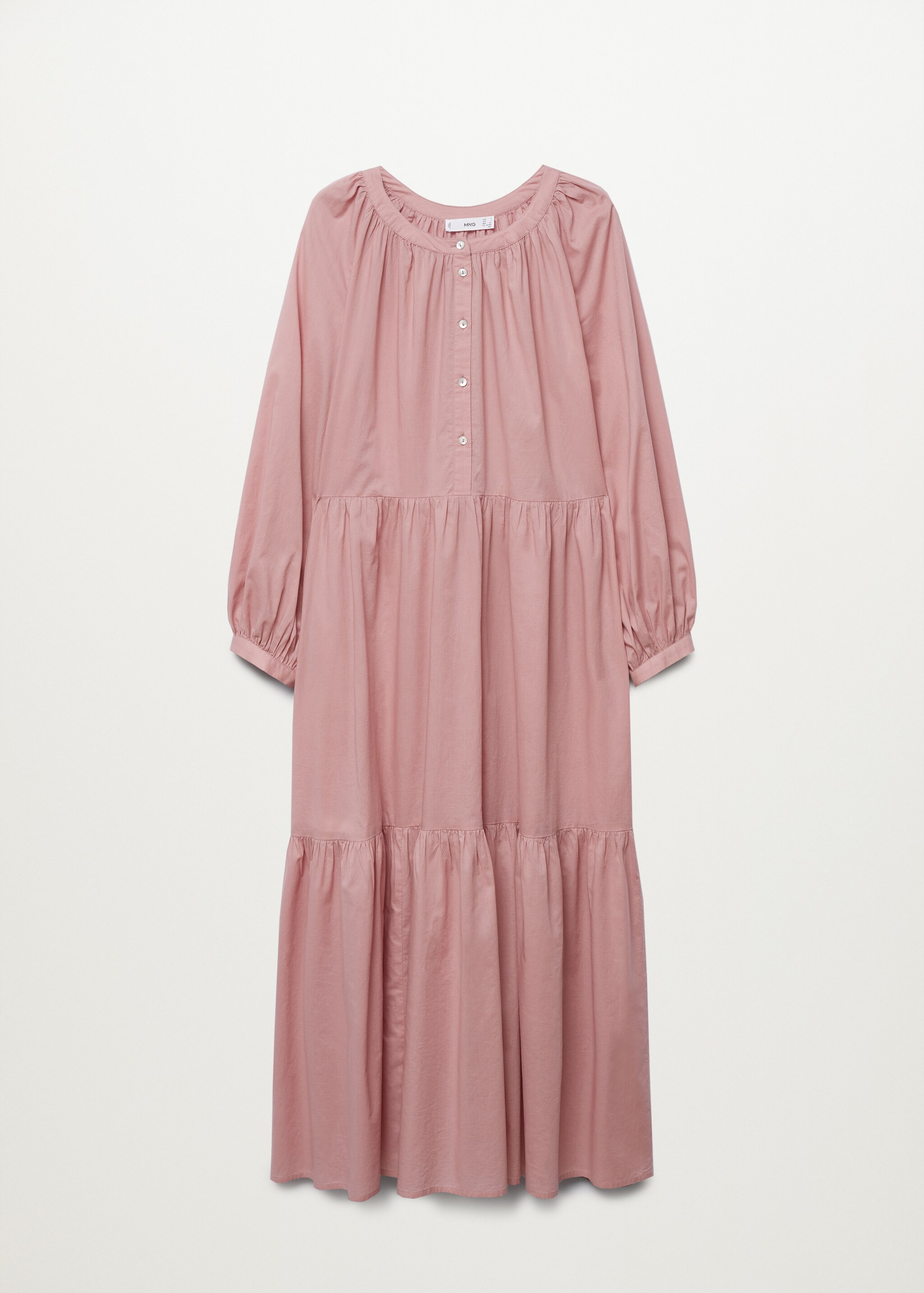 Frill cotton dress - Article without model