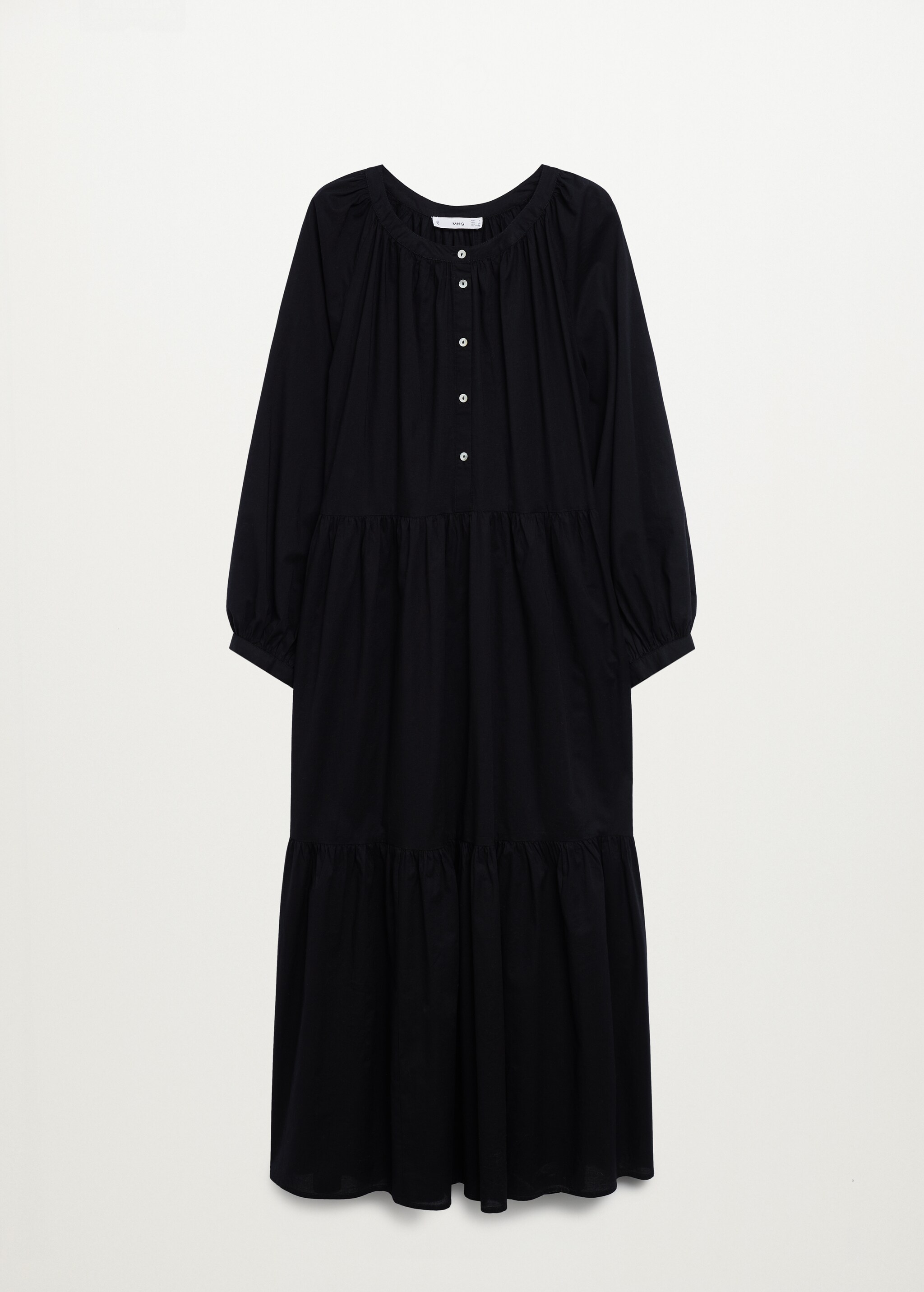 Frill cotton dress - Article without model