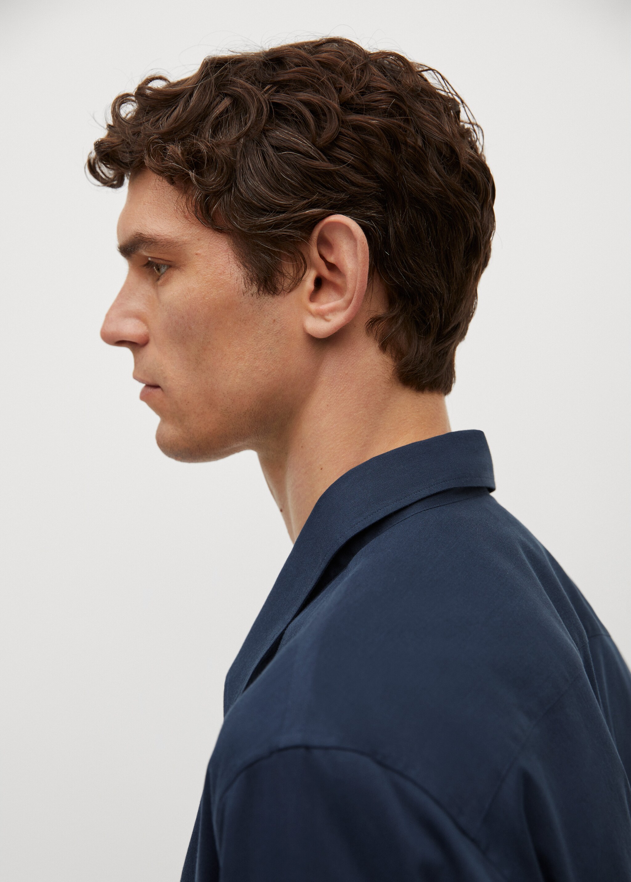 Camisa regular fit algodón lyocell - Detalle del artículo 3