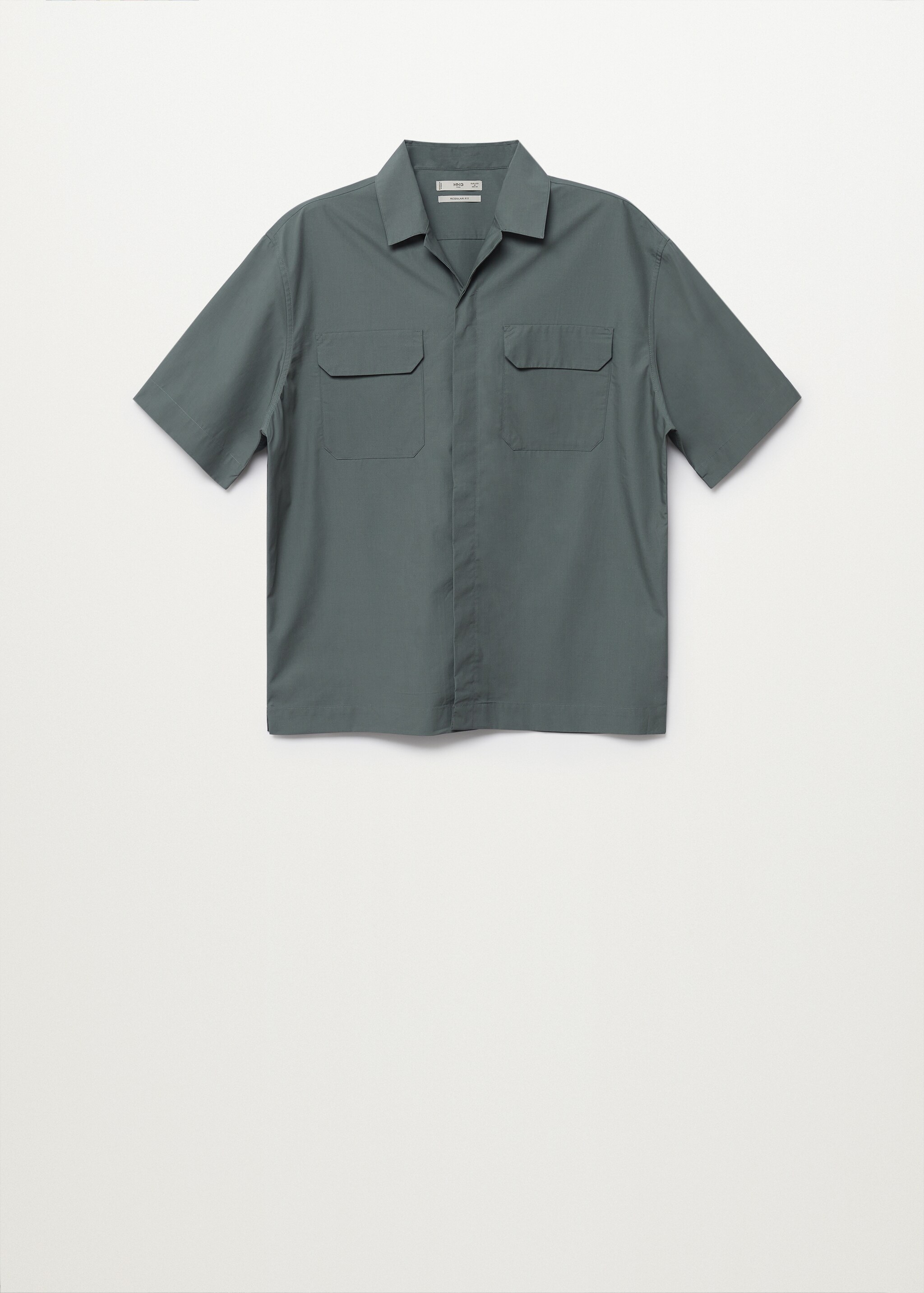 Cotton lyocell shirt with pockets - Article without model