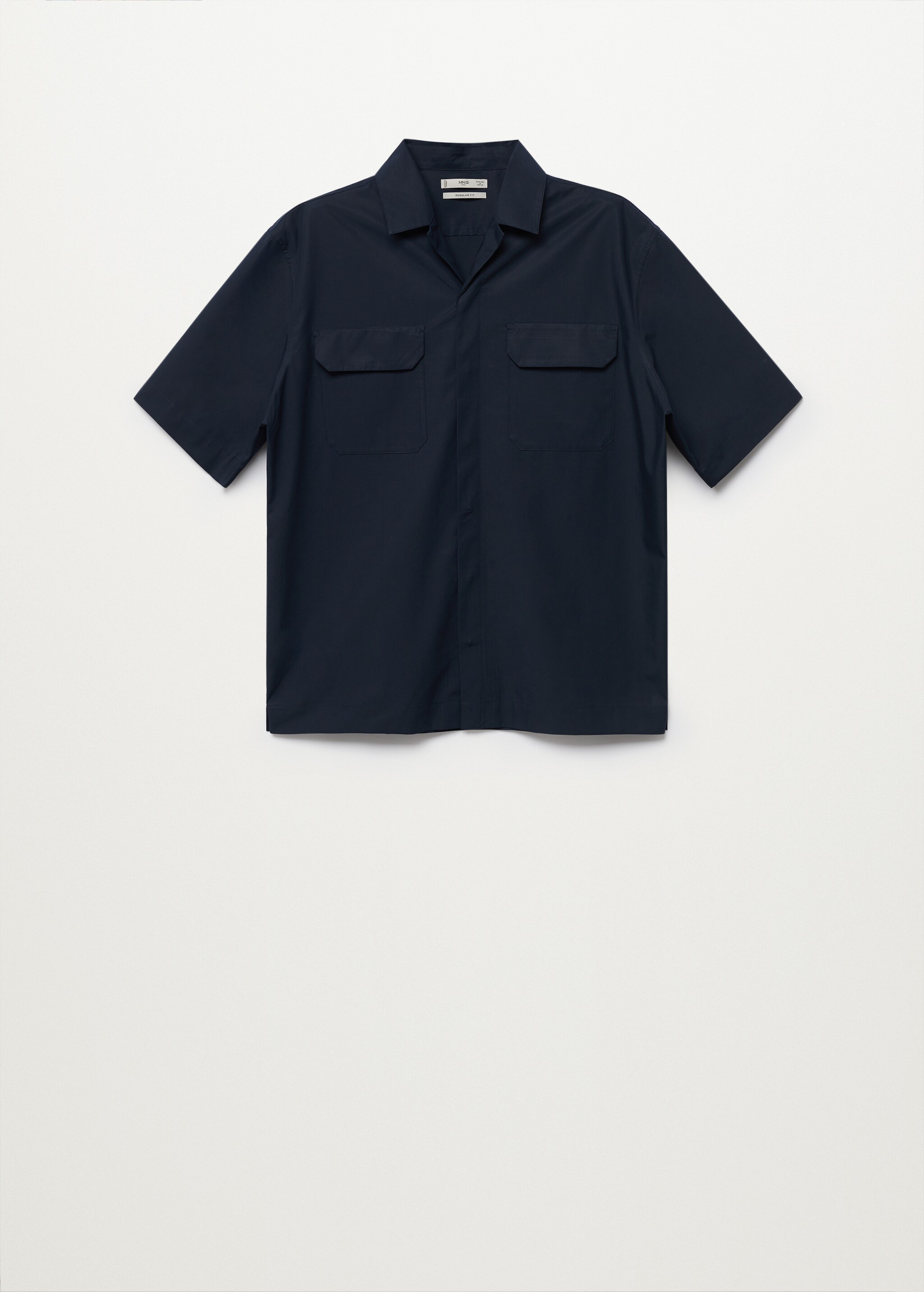 Cotton lyocell shirt with pockets - Article without model