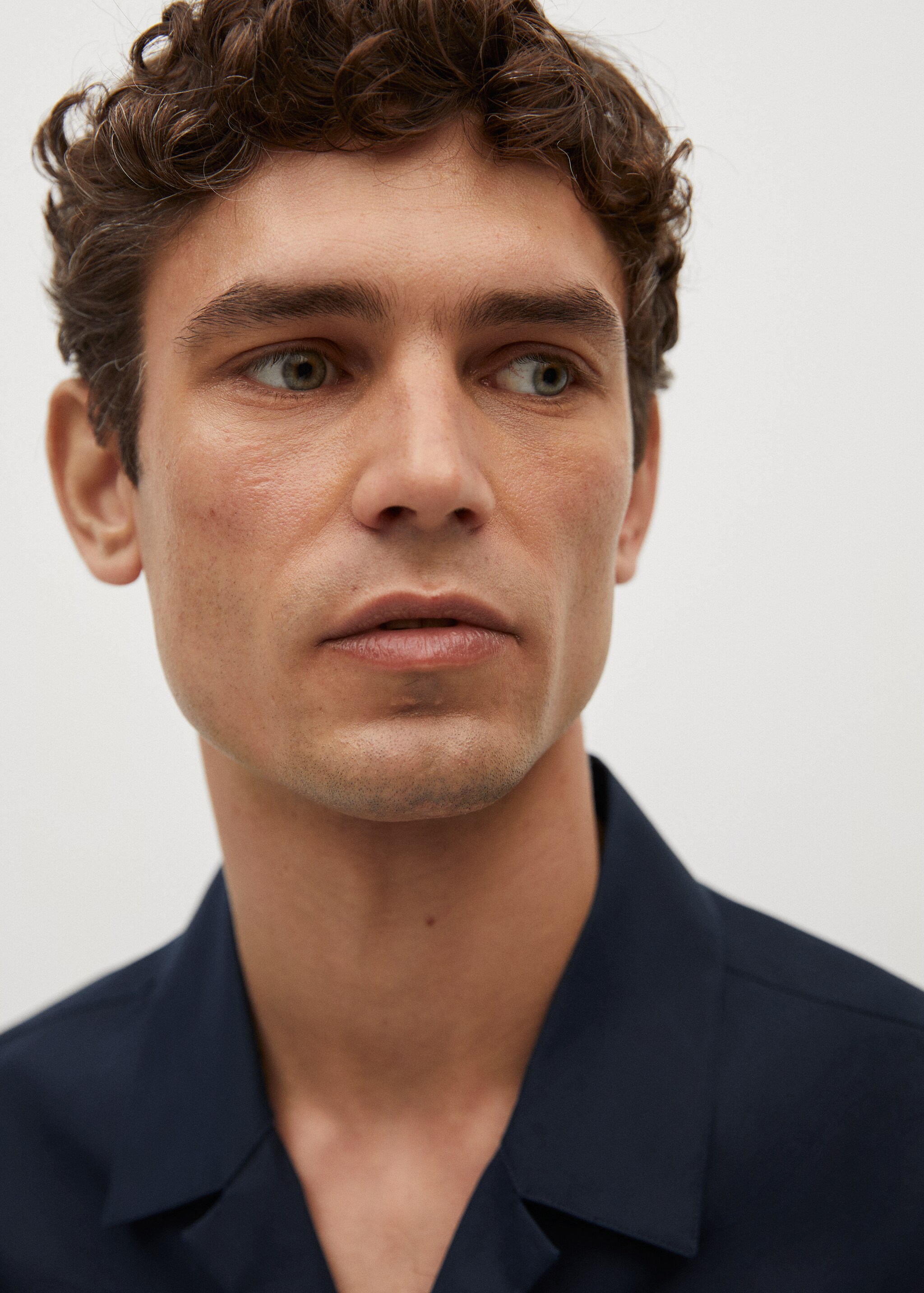 Cotton lyocell shirt with pockets - Details of the article 1