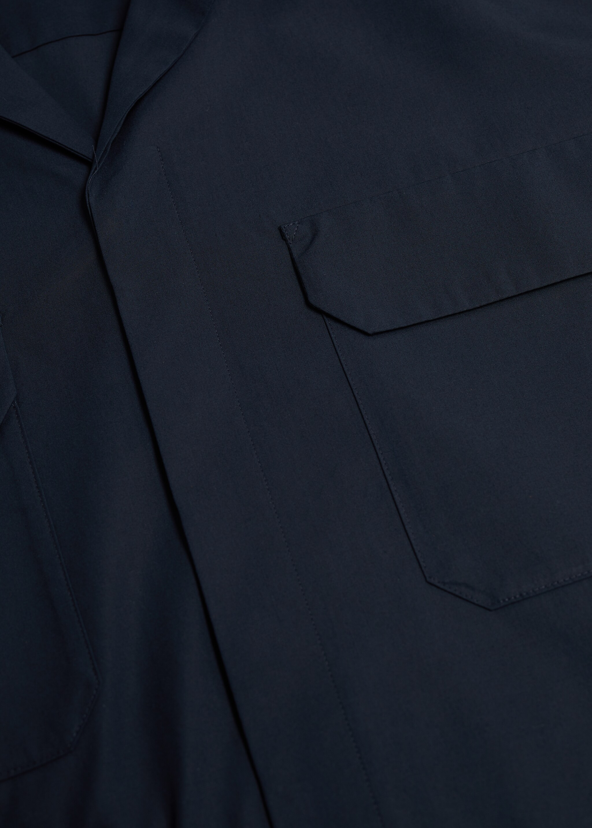 Cotton lyocell shirt with pockets - Details of the article 8