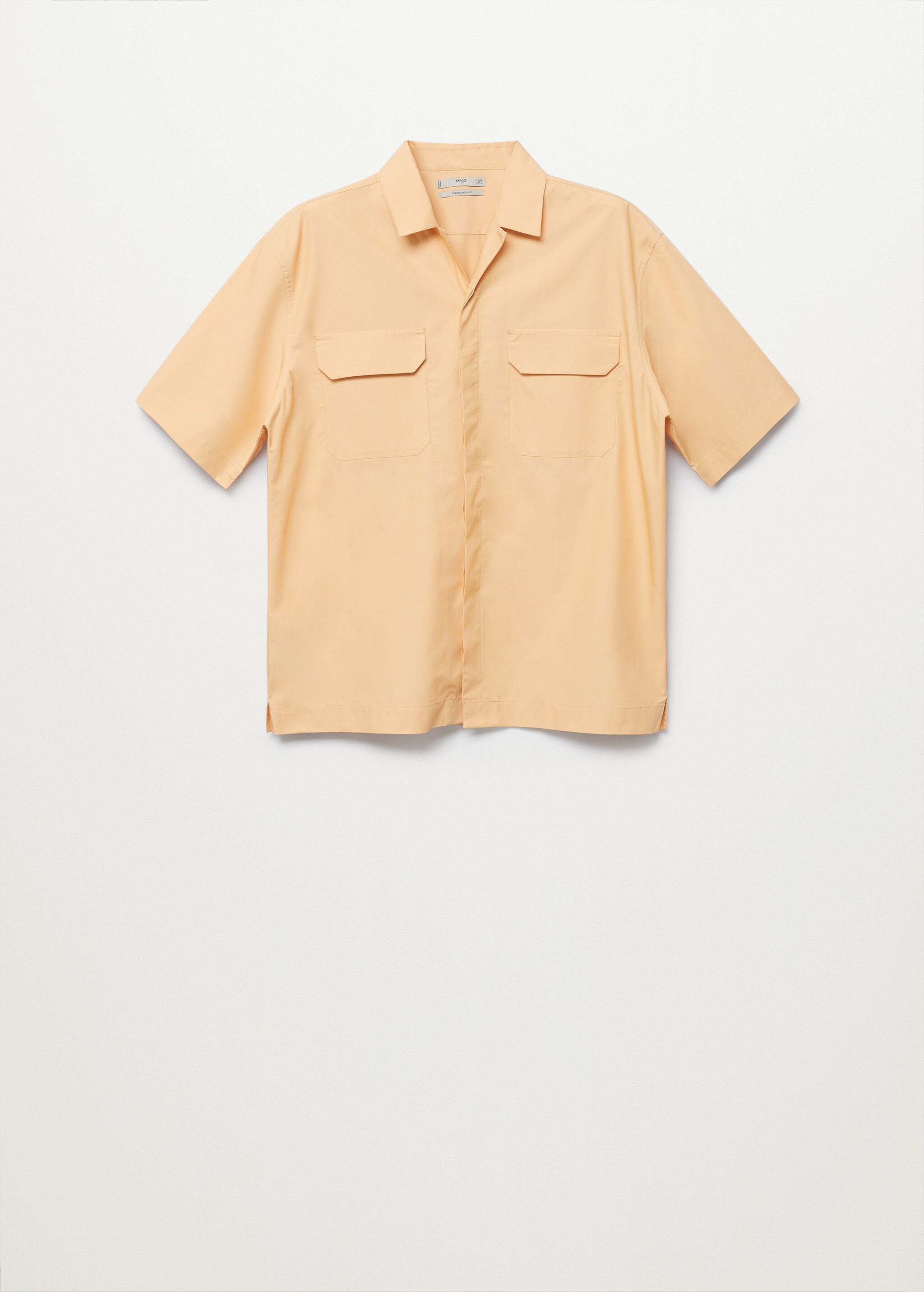 Cotton lyocell shirt with pockets - Article without model