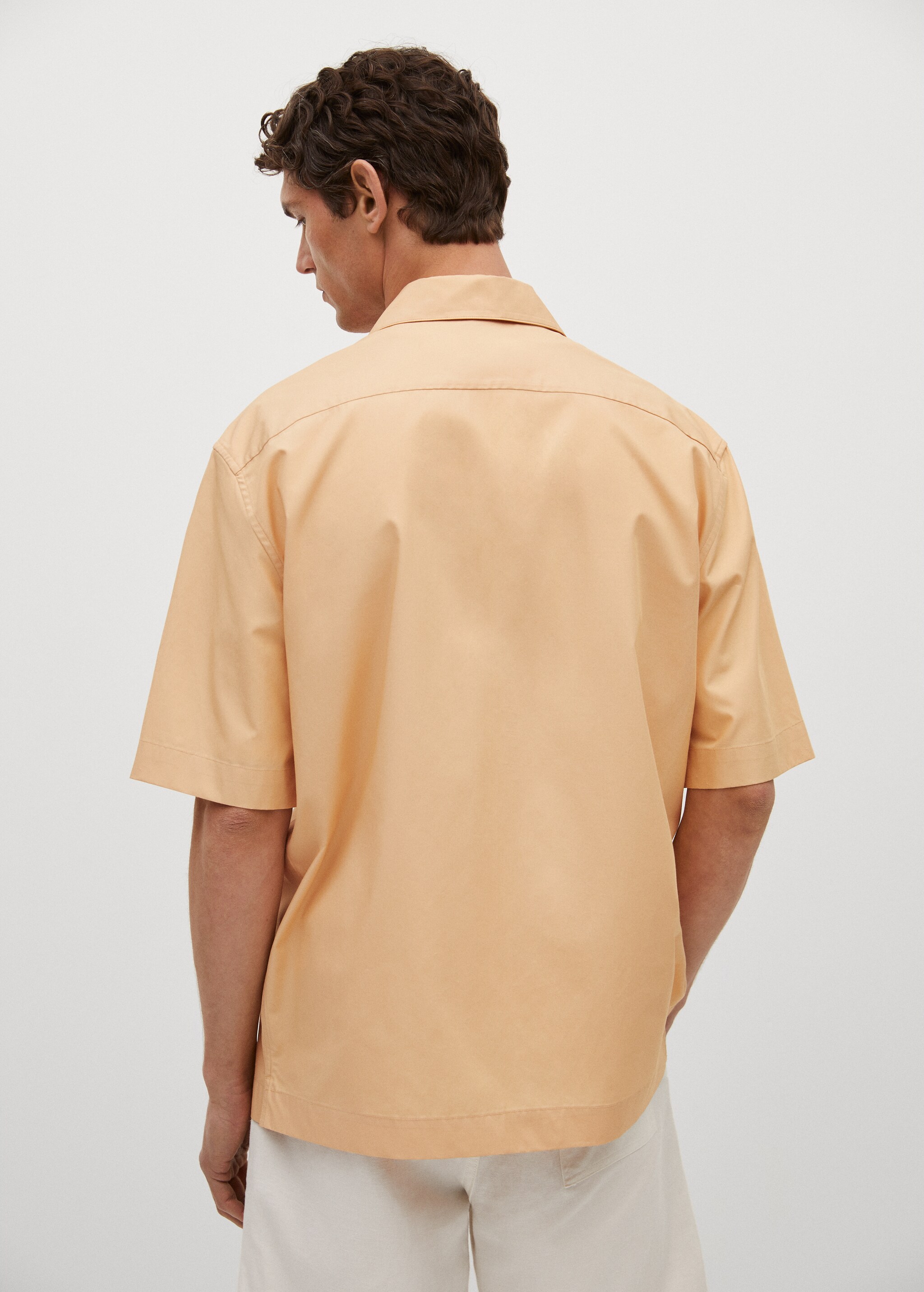 Cotton lyocell shirt with pockets - Details of the article 3
