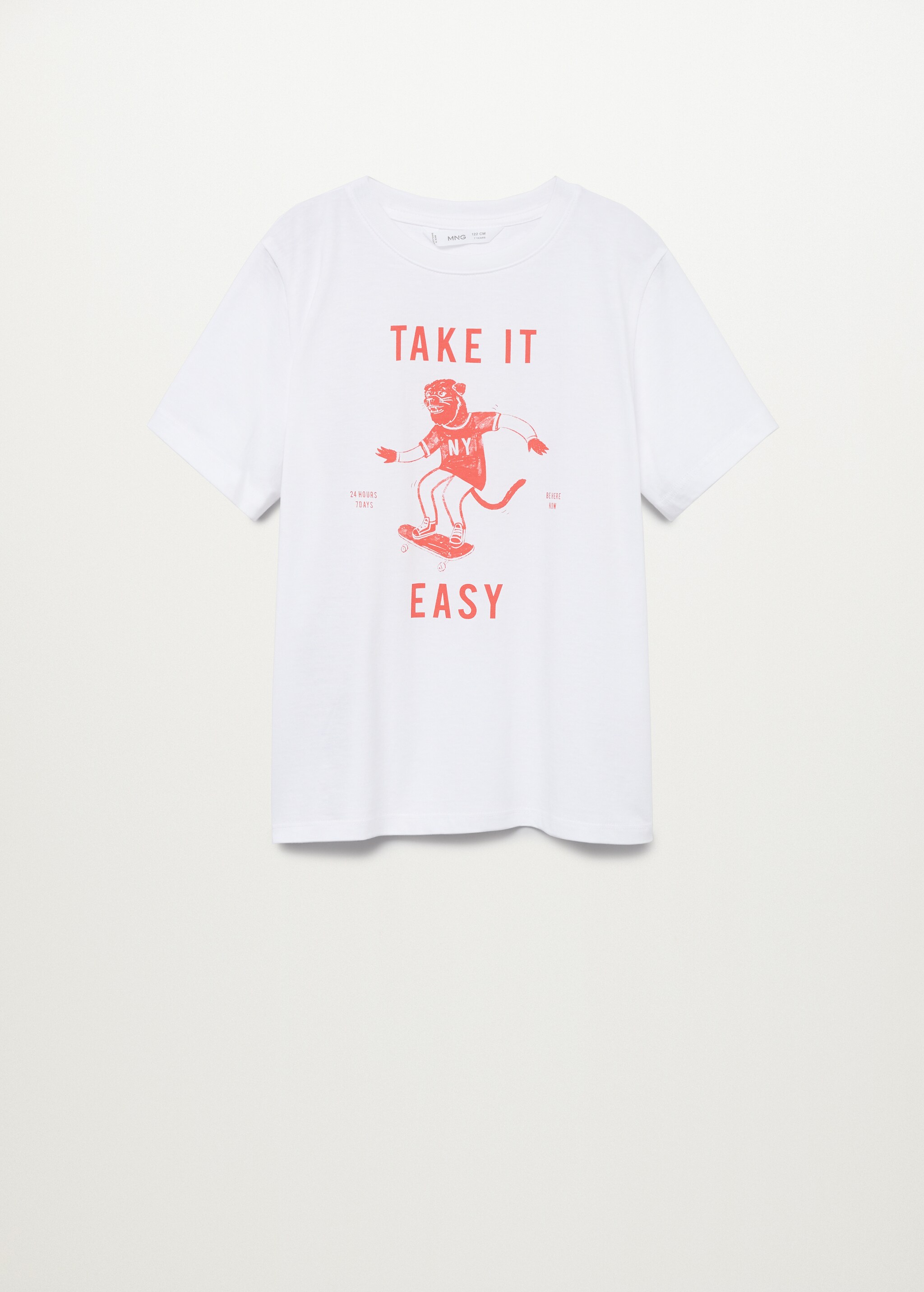Bedrucktes Baumwoll-T-Shirt - Artikel ohne Model