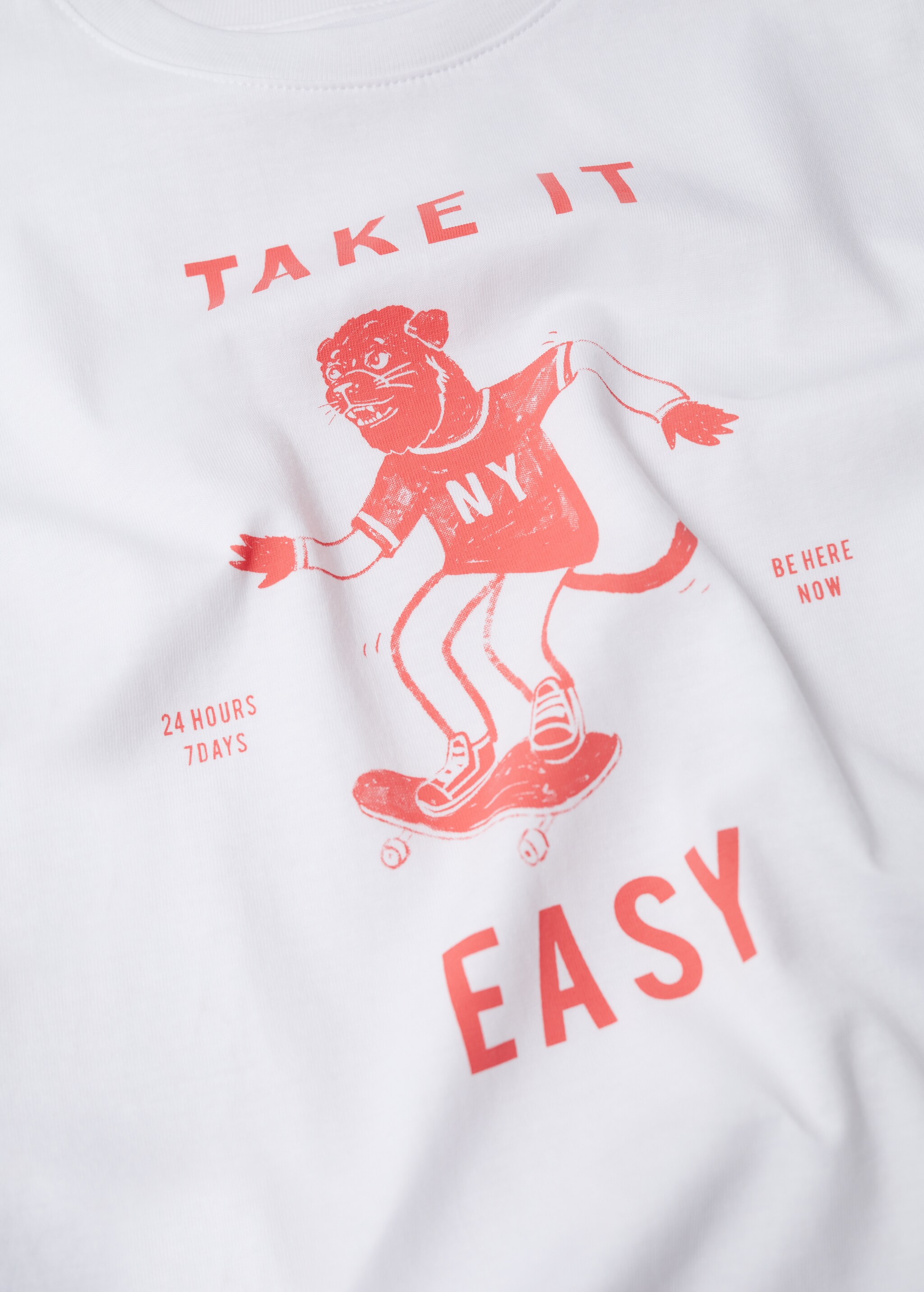 Bedrucktes Baumwoll-T-Shirt - Detail des Artikels 8