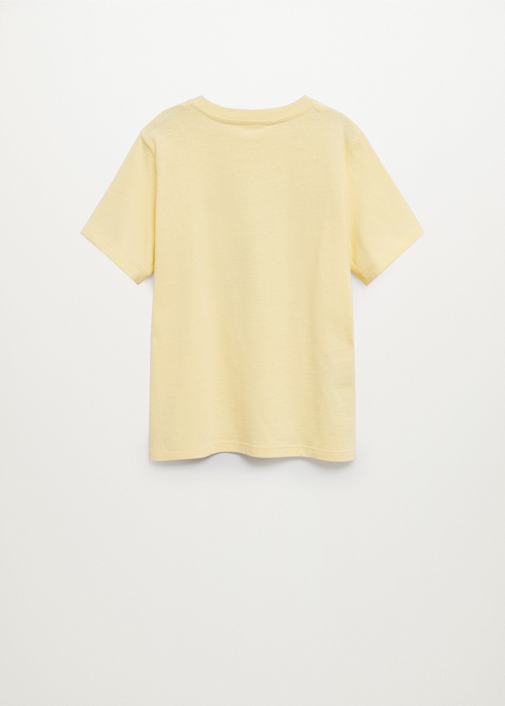 Bedrucktes Baumwoll-T-Shirt - Rückseite des Artikels