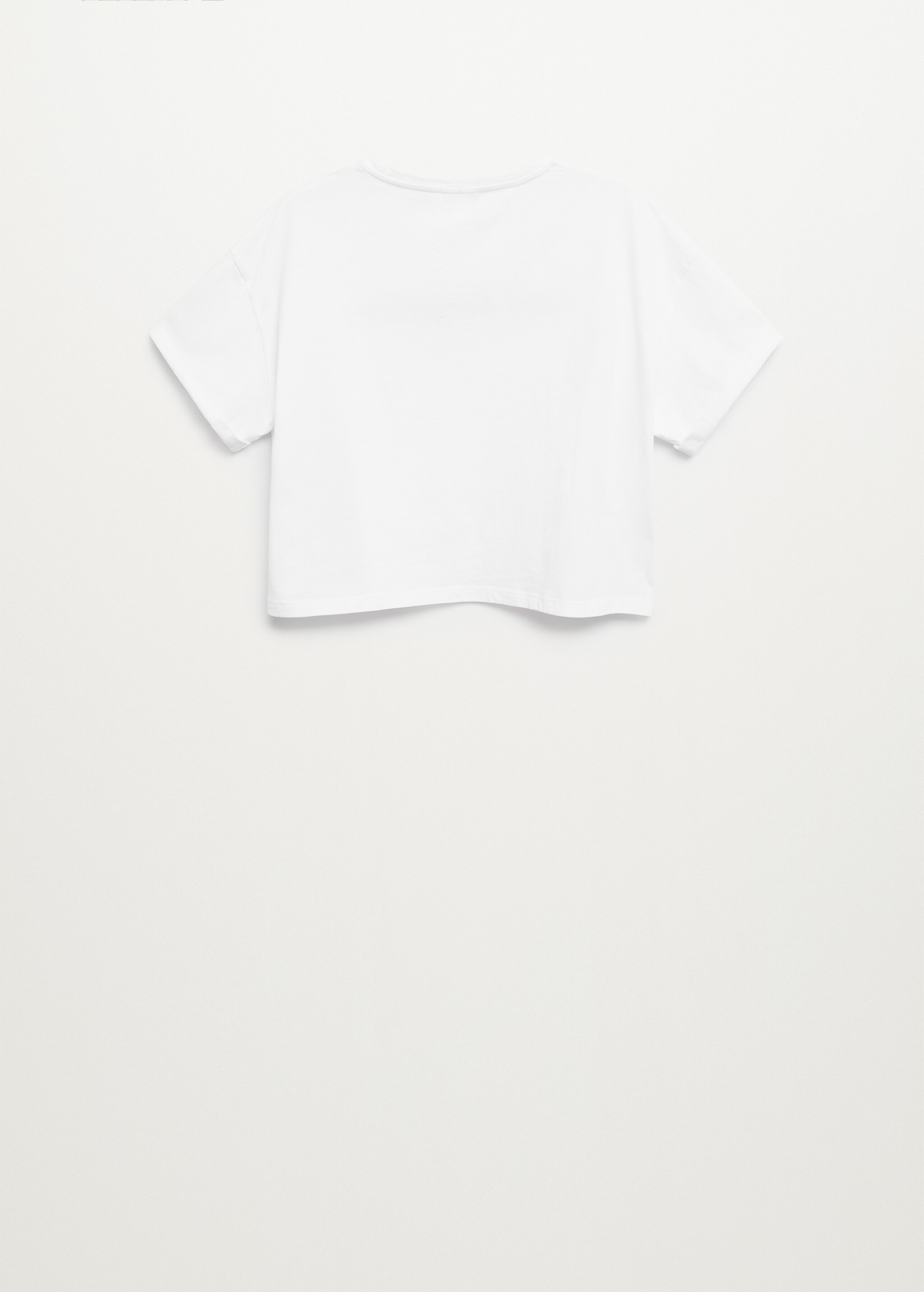 Camiseta mensaje bordado - Reverso del artículo
